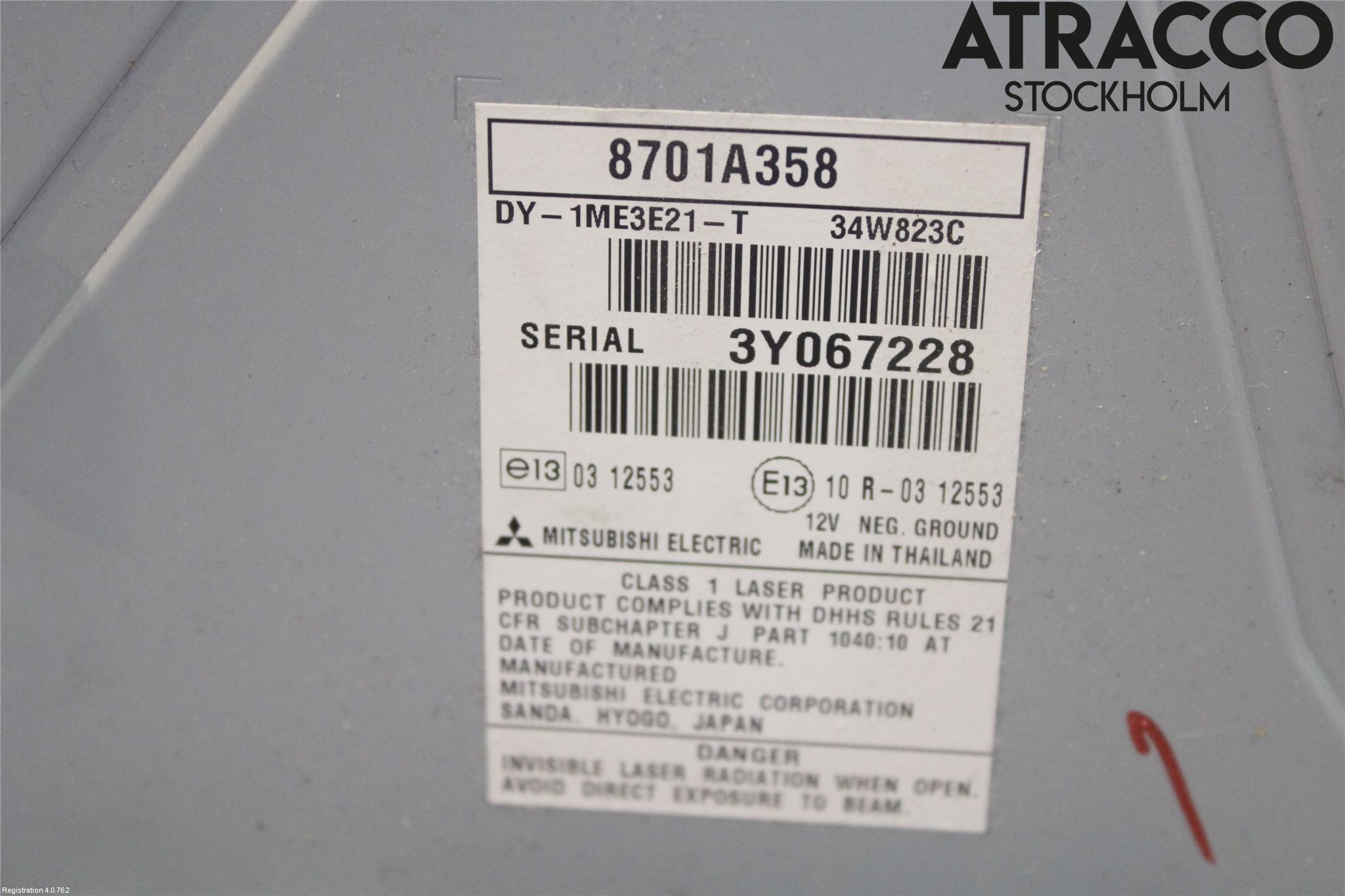 Mitsubishi SPACE STAR 13- Cd Radio - Multimediapanel