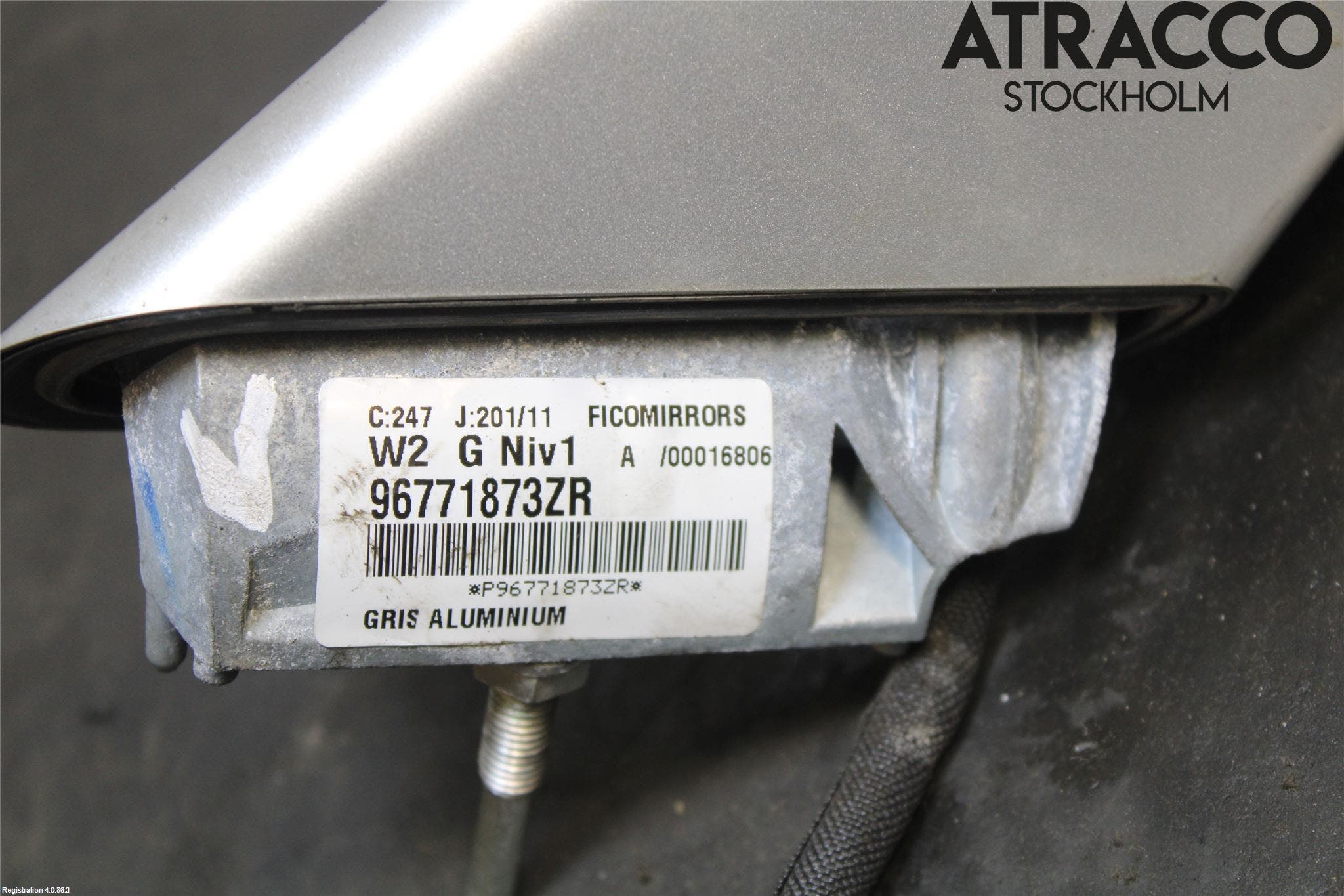 Peugeot 508 11-18 Spegel Yttre El Vä