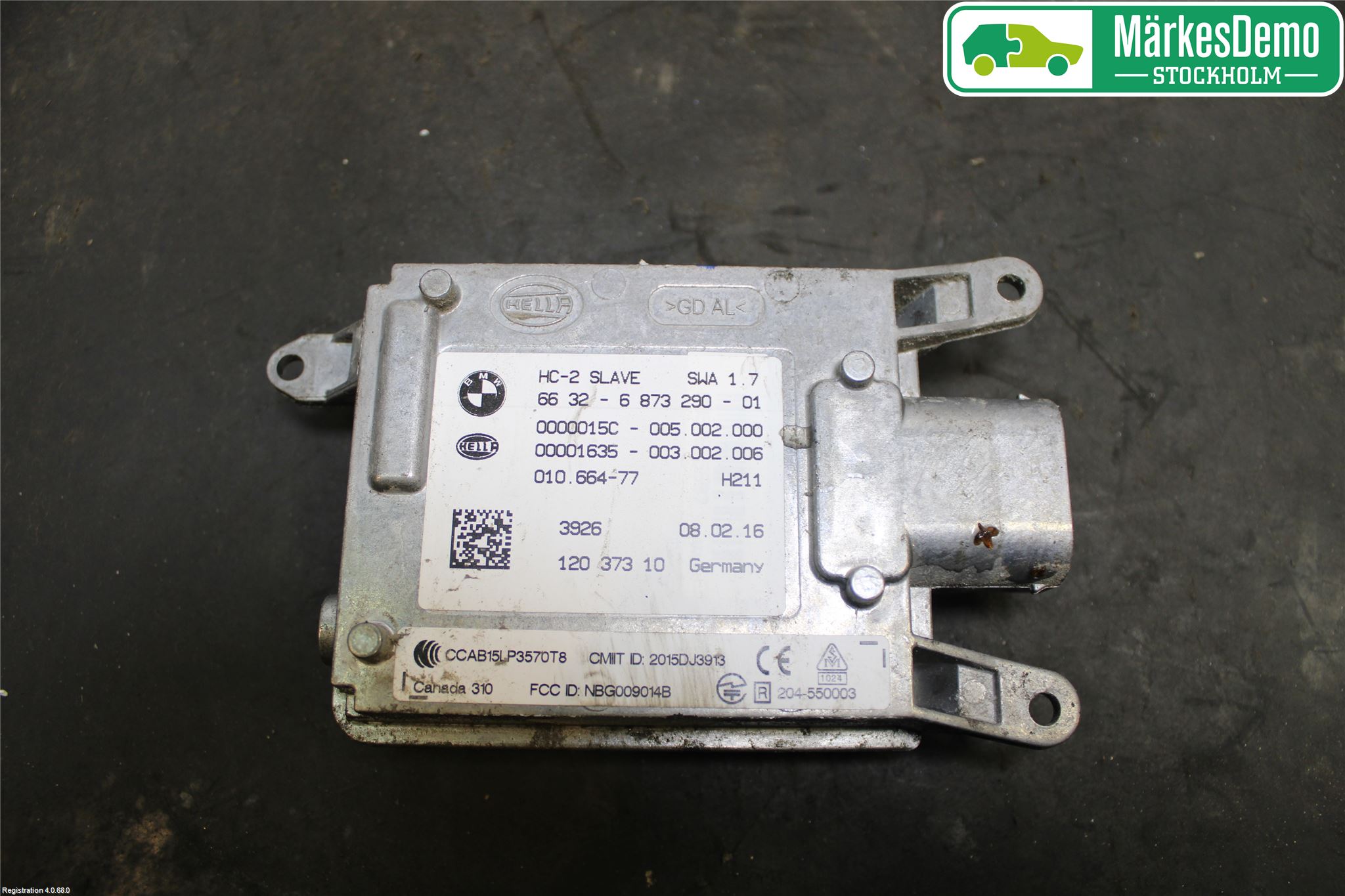 BMW X5 F15 13-18 Sensor Aktivt Kollisionsskydd