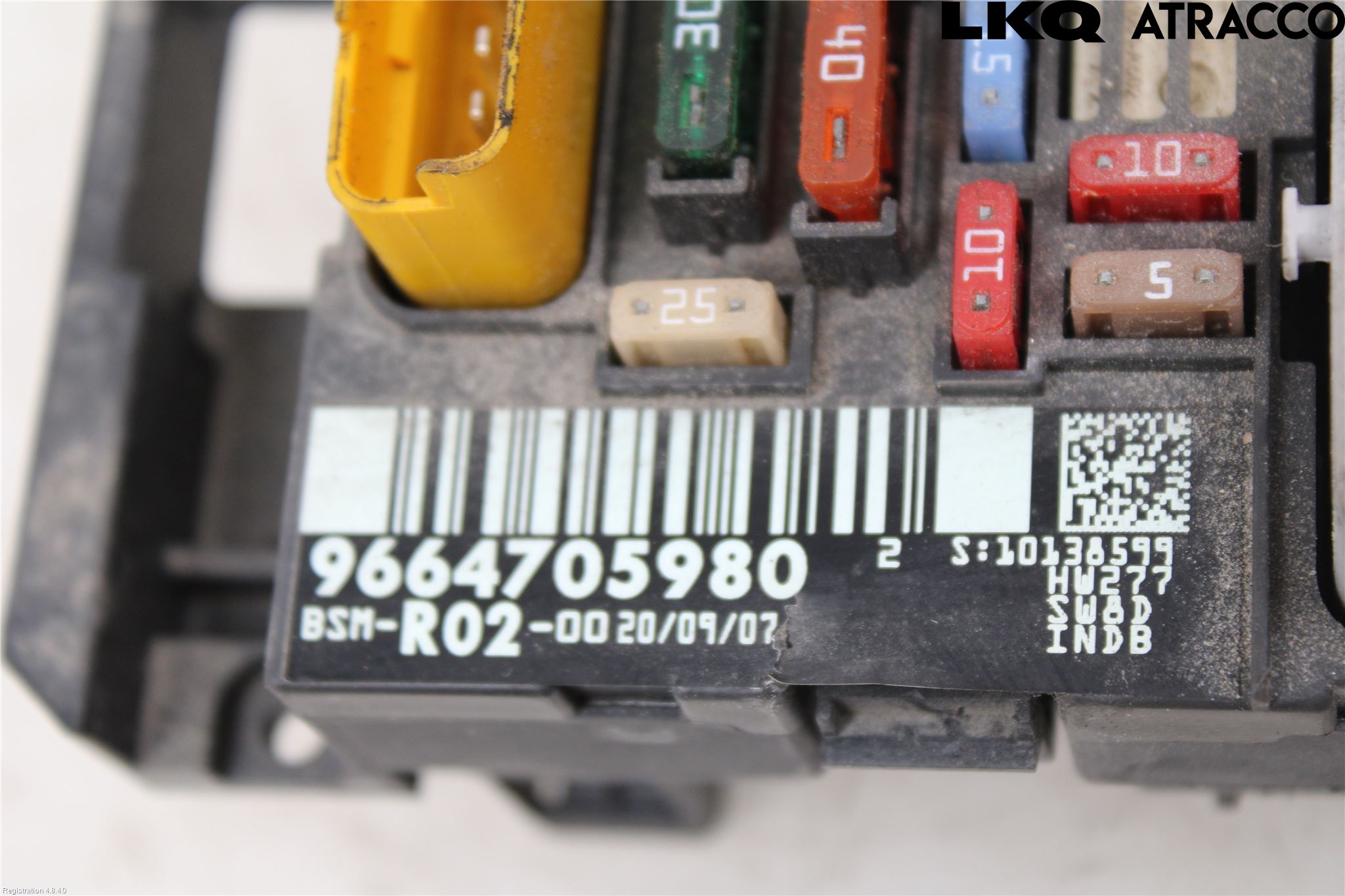 Peugeot 407 Säkringsdosa-Elcentral