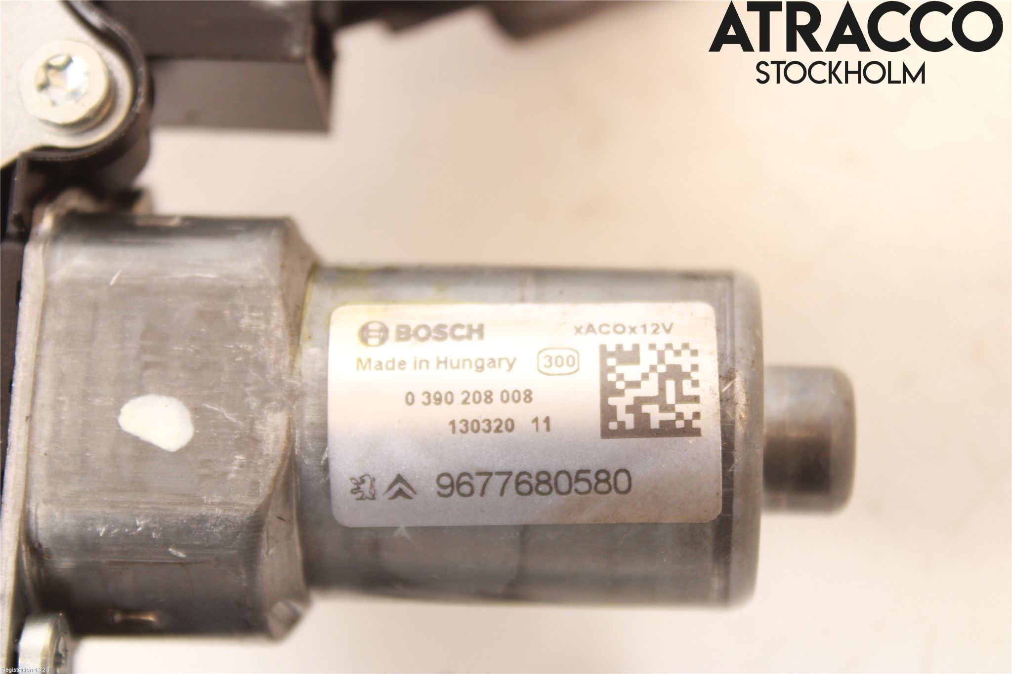 Citroen C4 PICASSO 14-18 Torkarmotor Baklucka