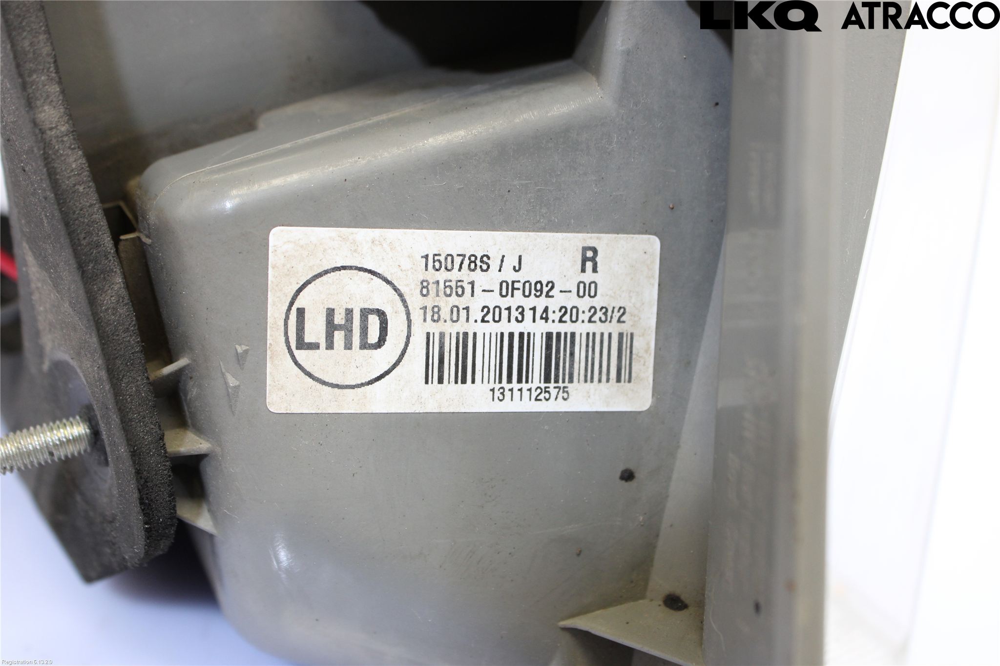 Toyota VERSO 09-18 Bakljus Höger