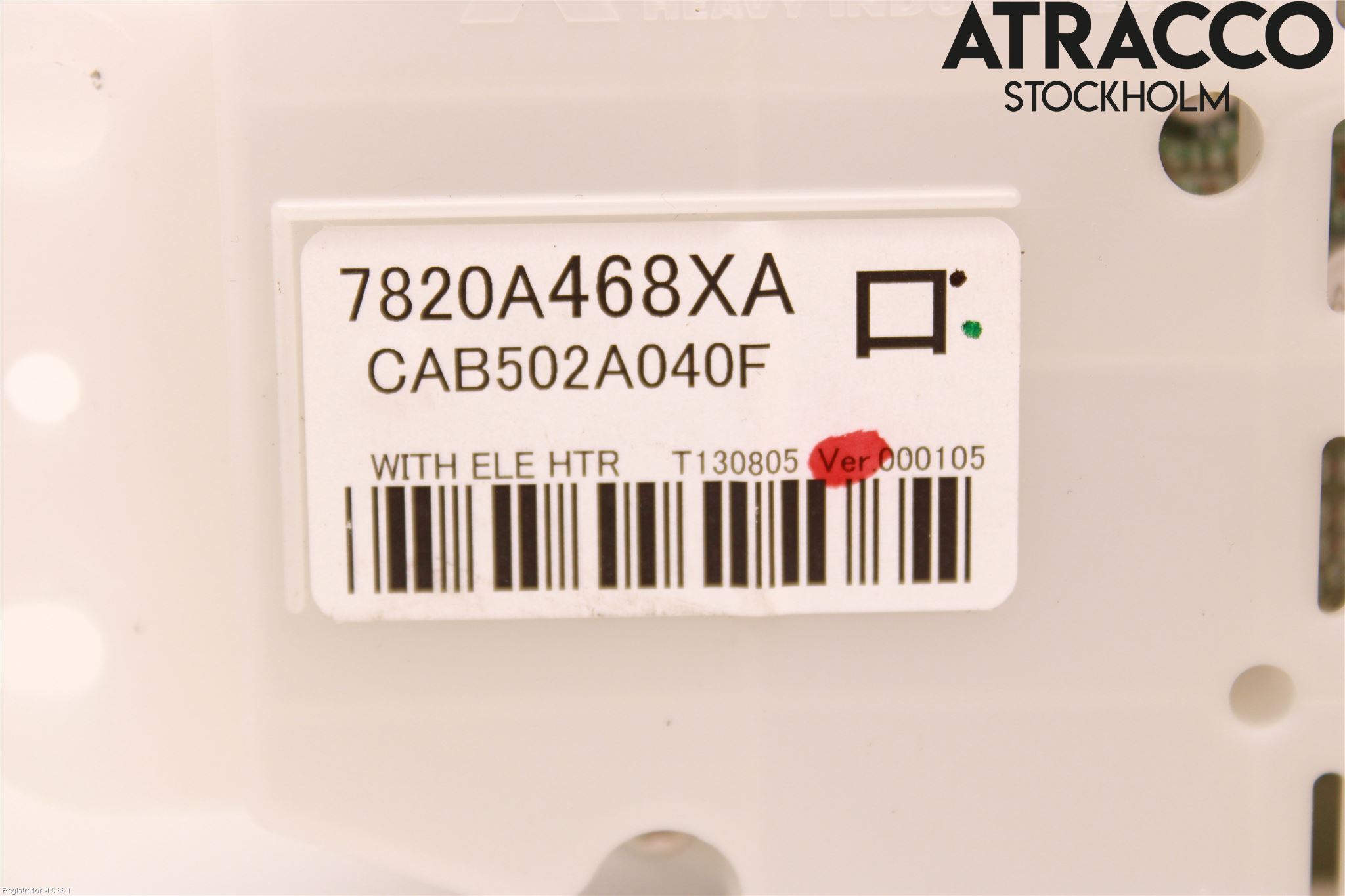 Mitsubishi OUTLANDER 13-21 Ac Styrenhet Ac Manöveren