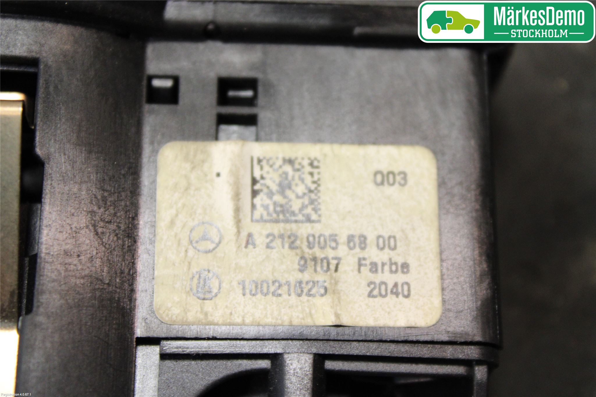 Mercedes-Benz MB E-KLASS (W212) 09-16 Strömställare Ljus