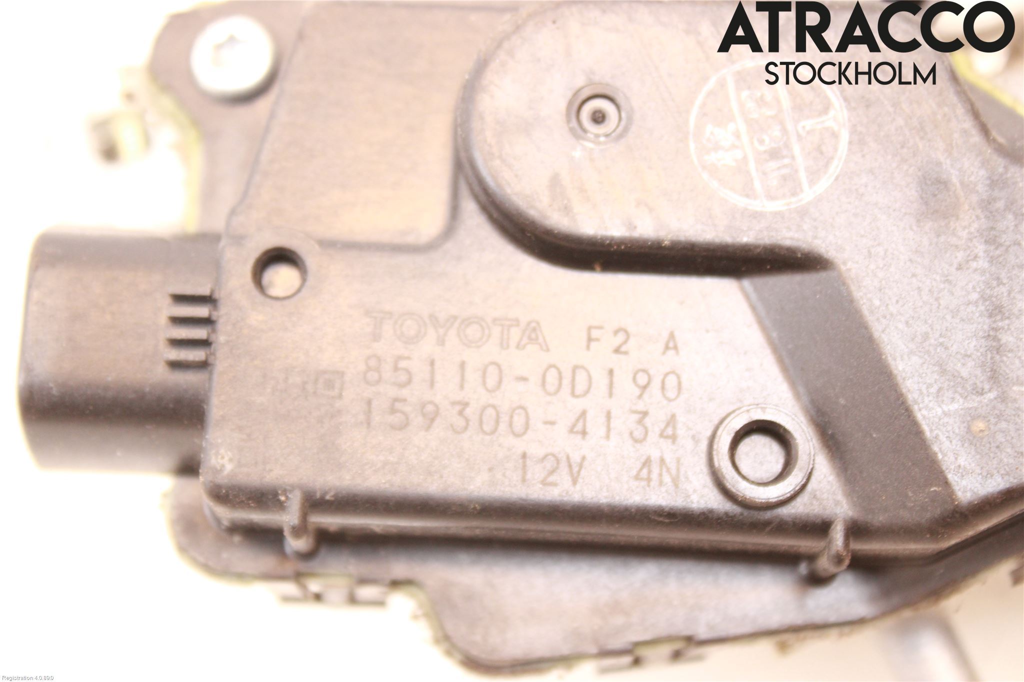 Toyota YARIS XP130 12-14 Torkarmotor Vindruta