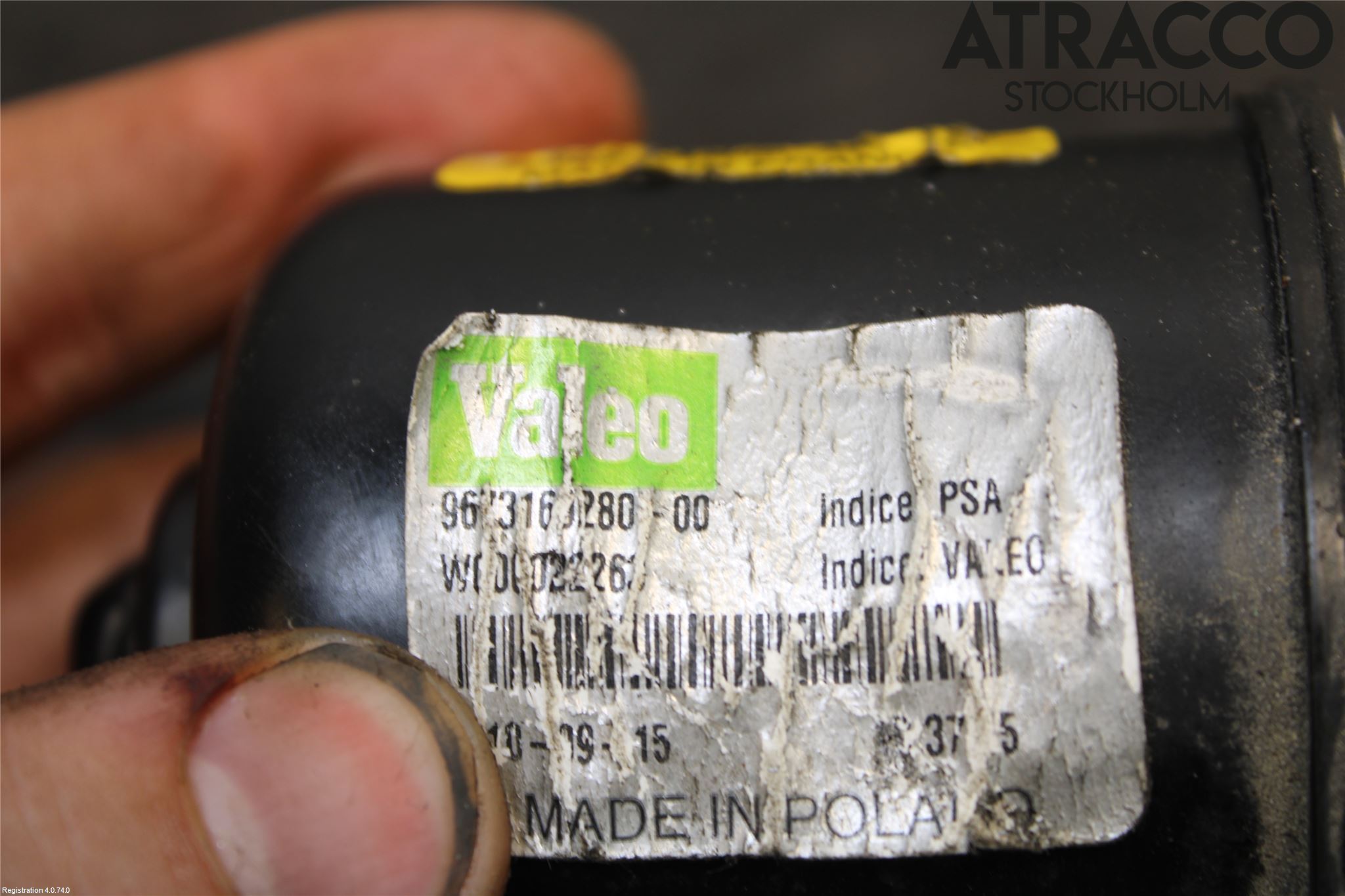 Citroen C3 PICASSO Torkarmotor Vindruta