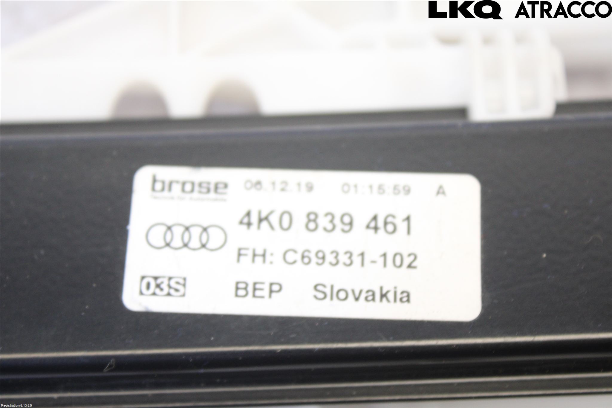 Audi A6 F2/C8 19- Fönsterhissmekanism
