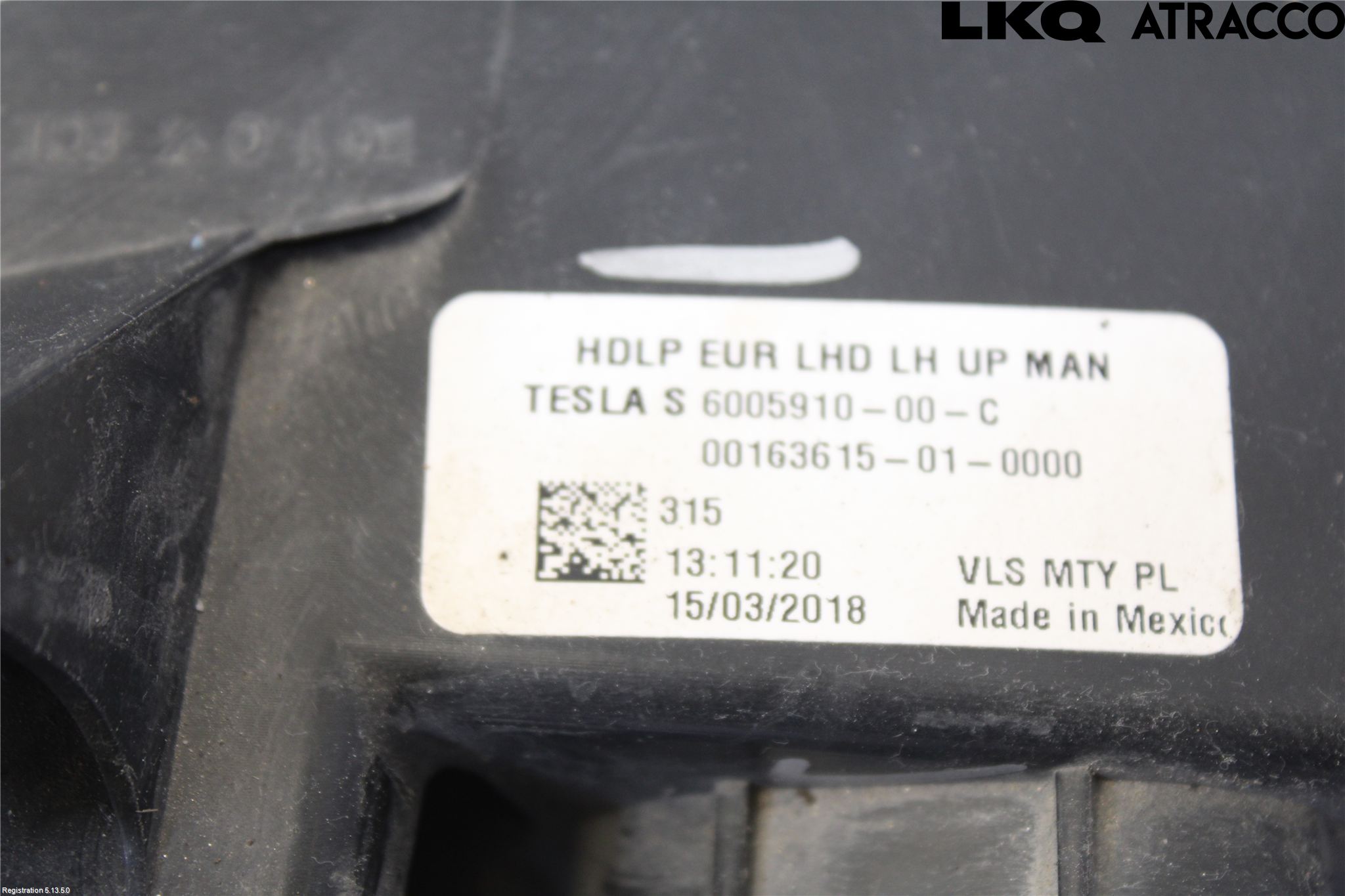 Tesla MODEL S 13- Strålkastare Vänster