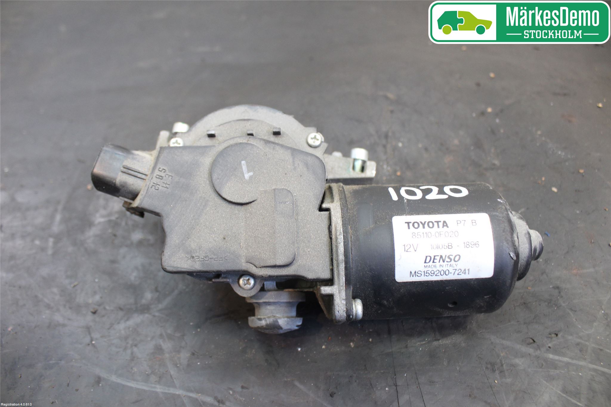 Toyota COROLLA VERSO 08-09 Torkarmotor Vindruta