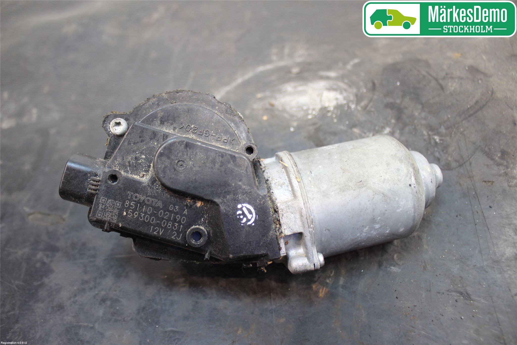 Toyota AURIS 07-09 Torkarmotor Vindruta