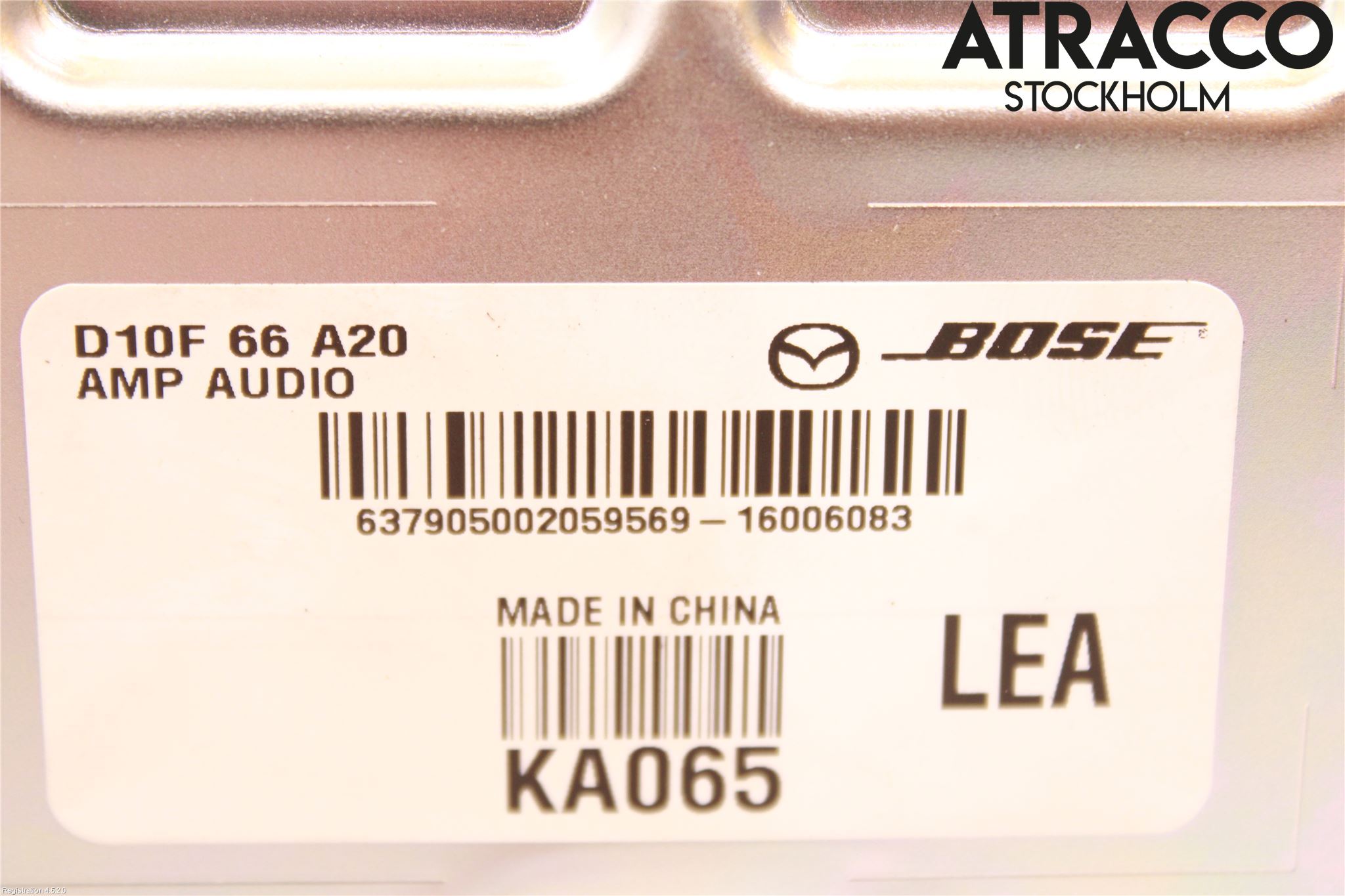 Mazda CX-3 Radio-Stereo Förstärkare