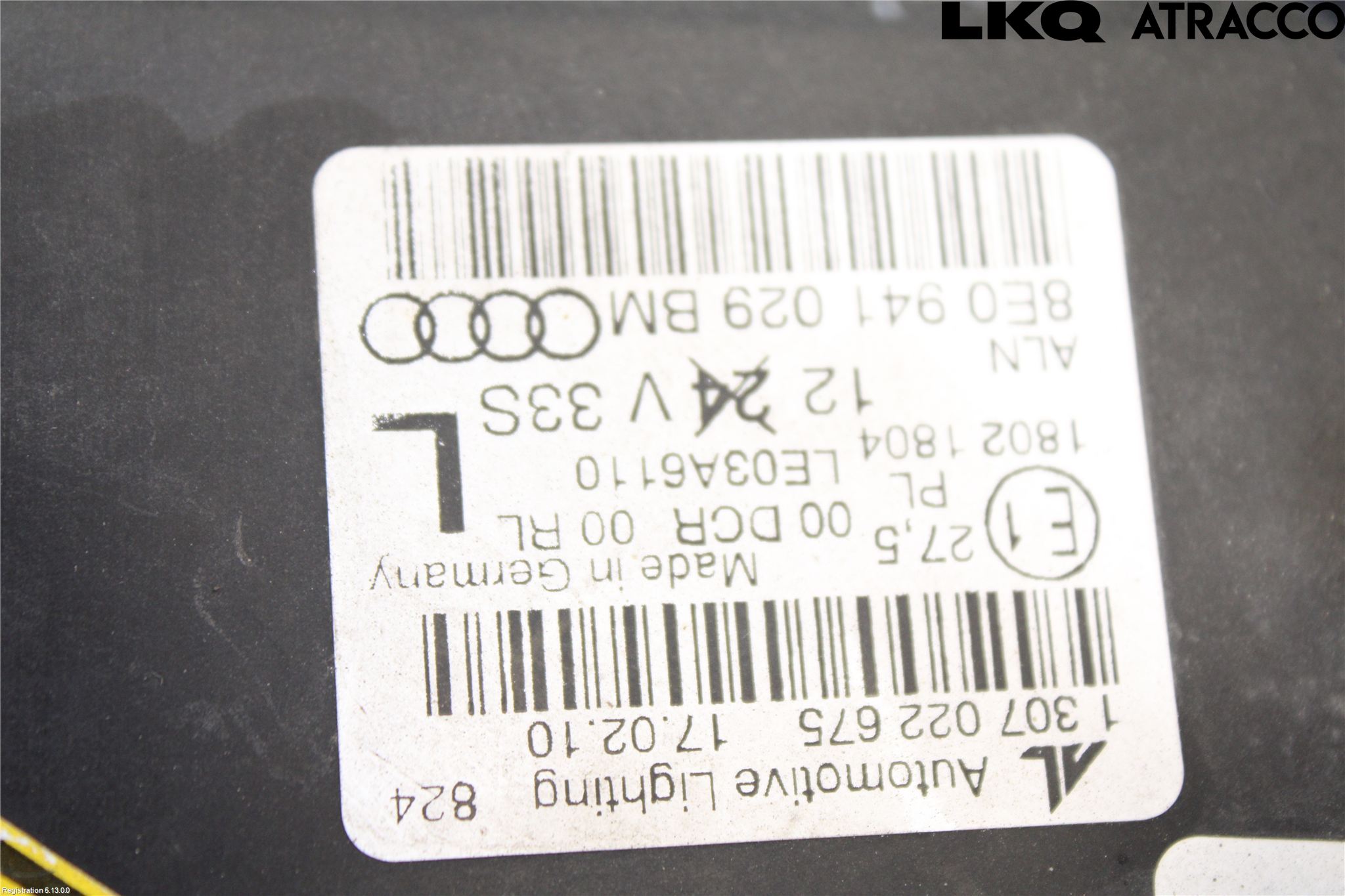 Audi A4/S4 05-07 Strålkastare Vänster