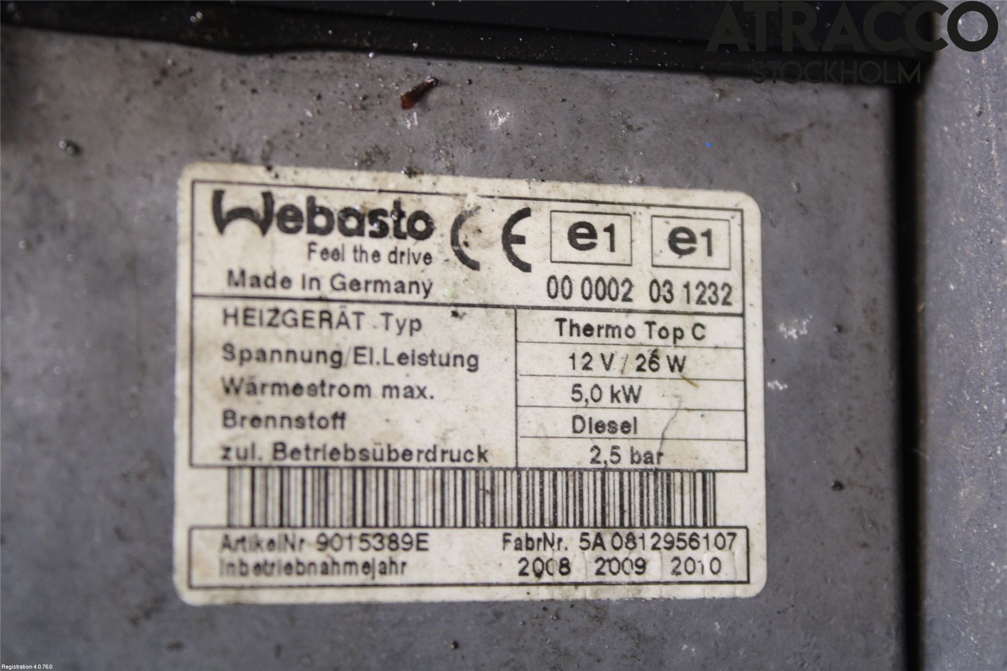 Mazda 6 08-13 Dieselvärmare