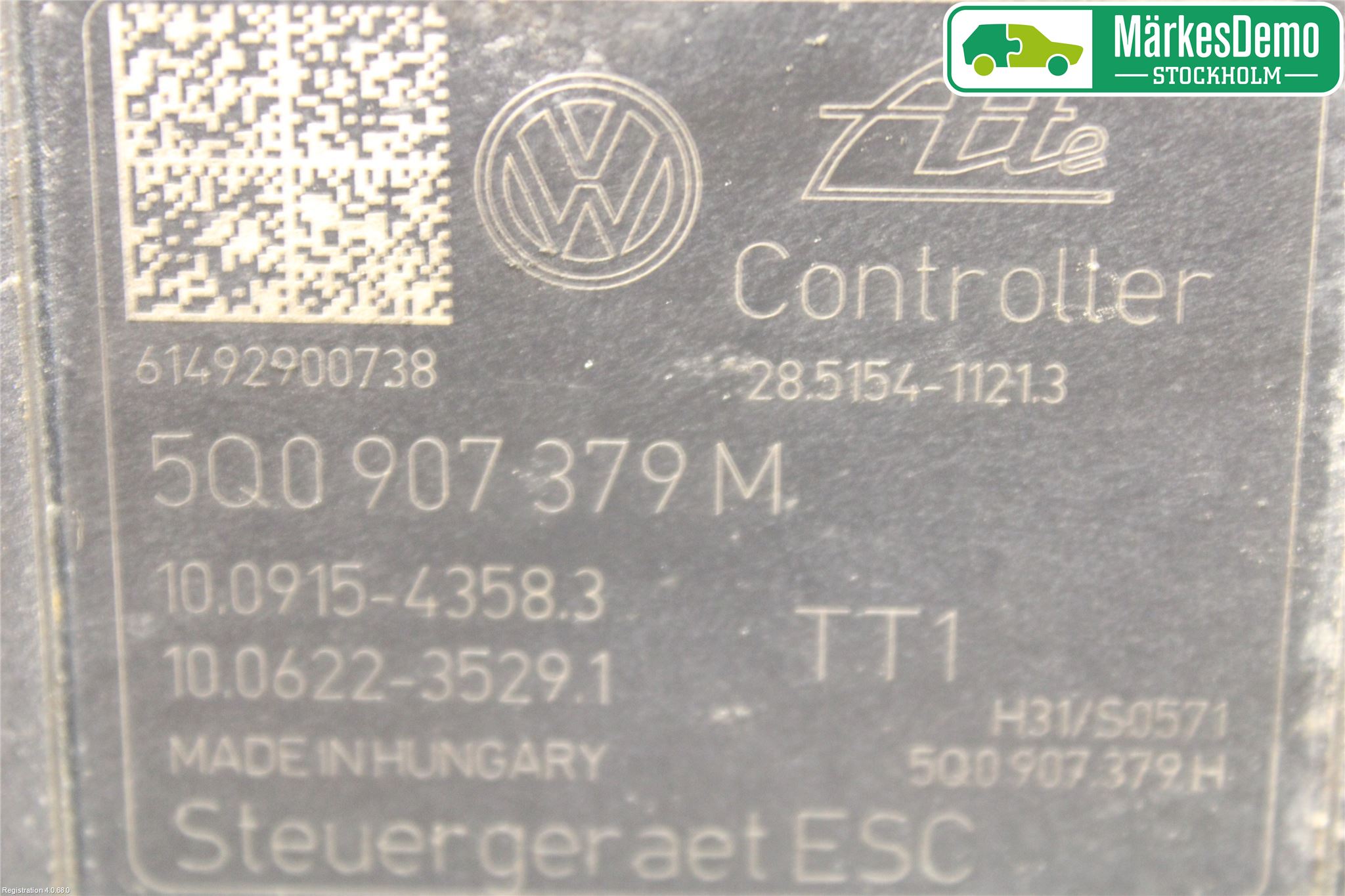 Volkswagen VW GOLF / E-GOLF VII 13-20 Abs Hydraulaggregat