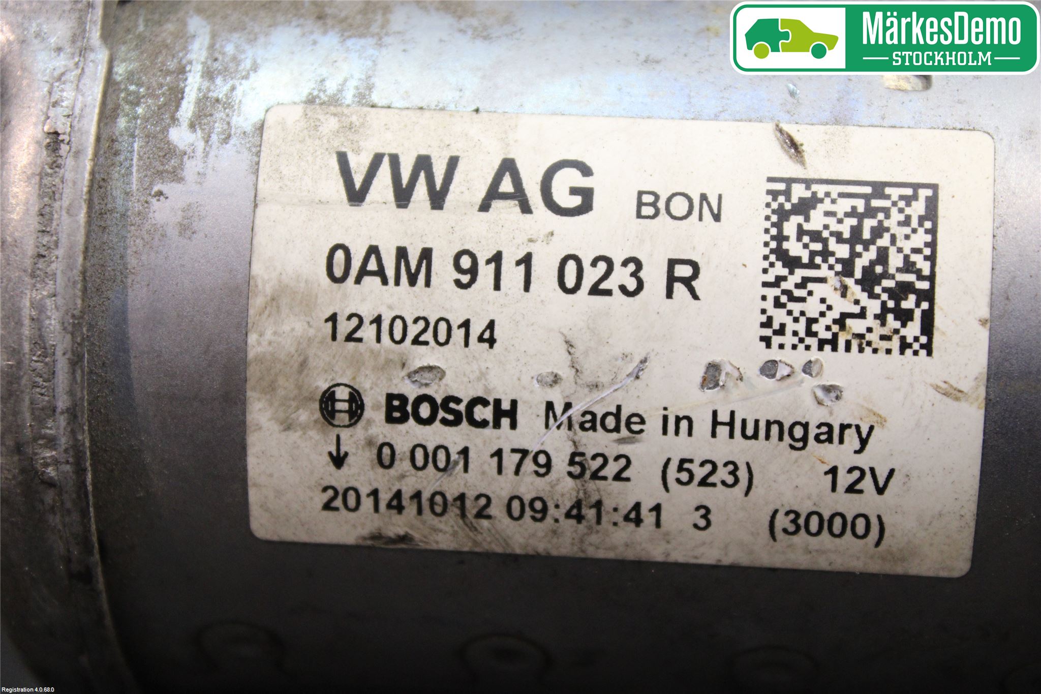 Volkswagen VW GOLF / E-GOLF VII 13-20 Startmotor