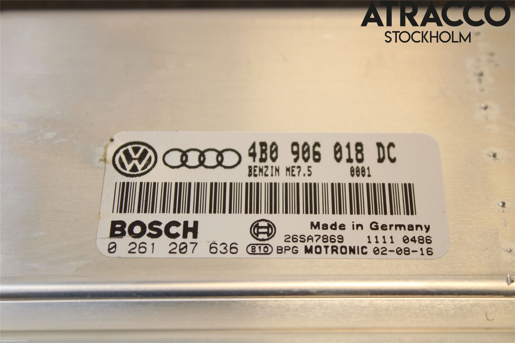 Audi A6/S6     97-05 Styrenhet Insprut Bensin