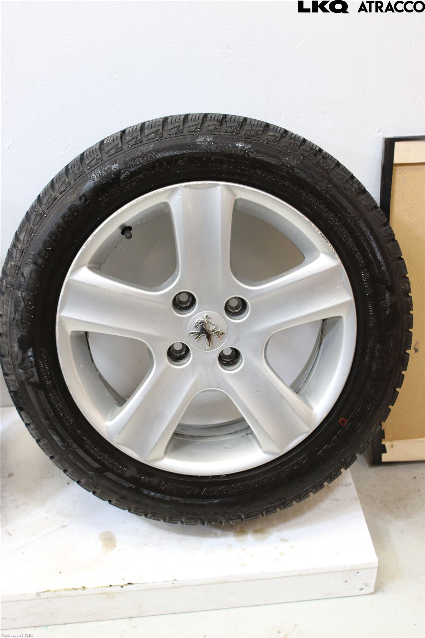 Peugeot 307     01-05 Vinterdäck Alumfälg 4St
