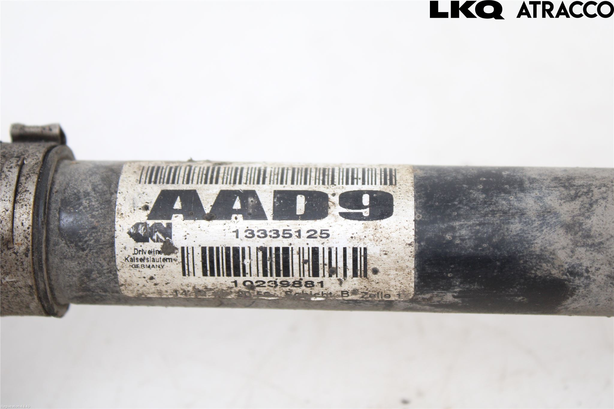 Opel ZAFIRA C 12-19 Drivaxel Fram Höger