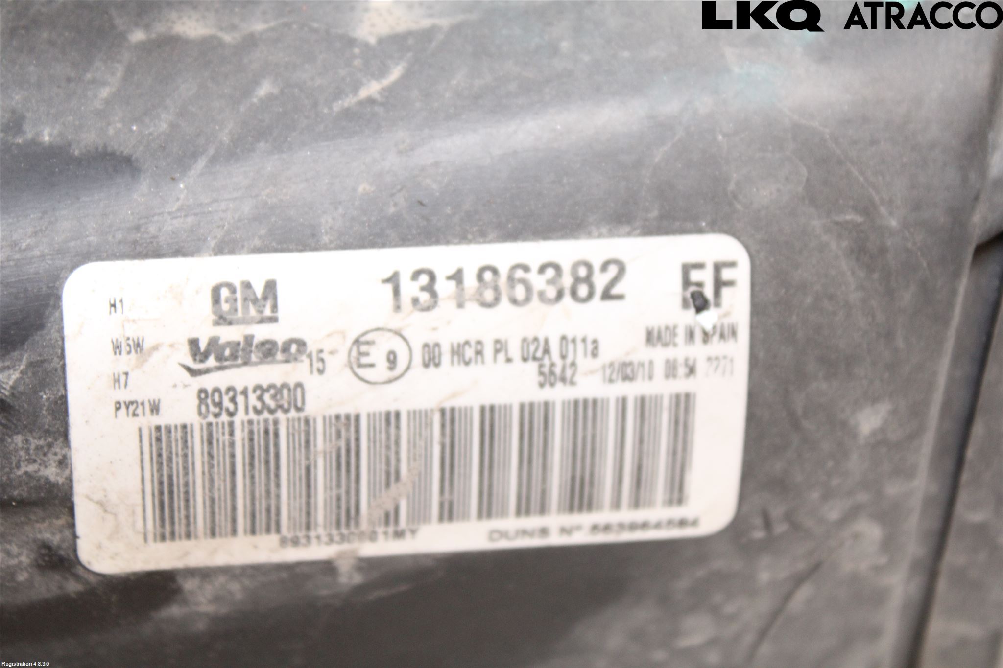 Opel CORSA D 07-14 Strålkastare Höger