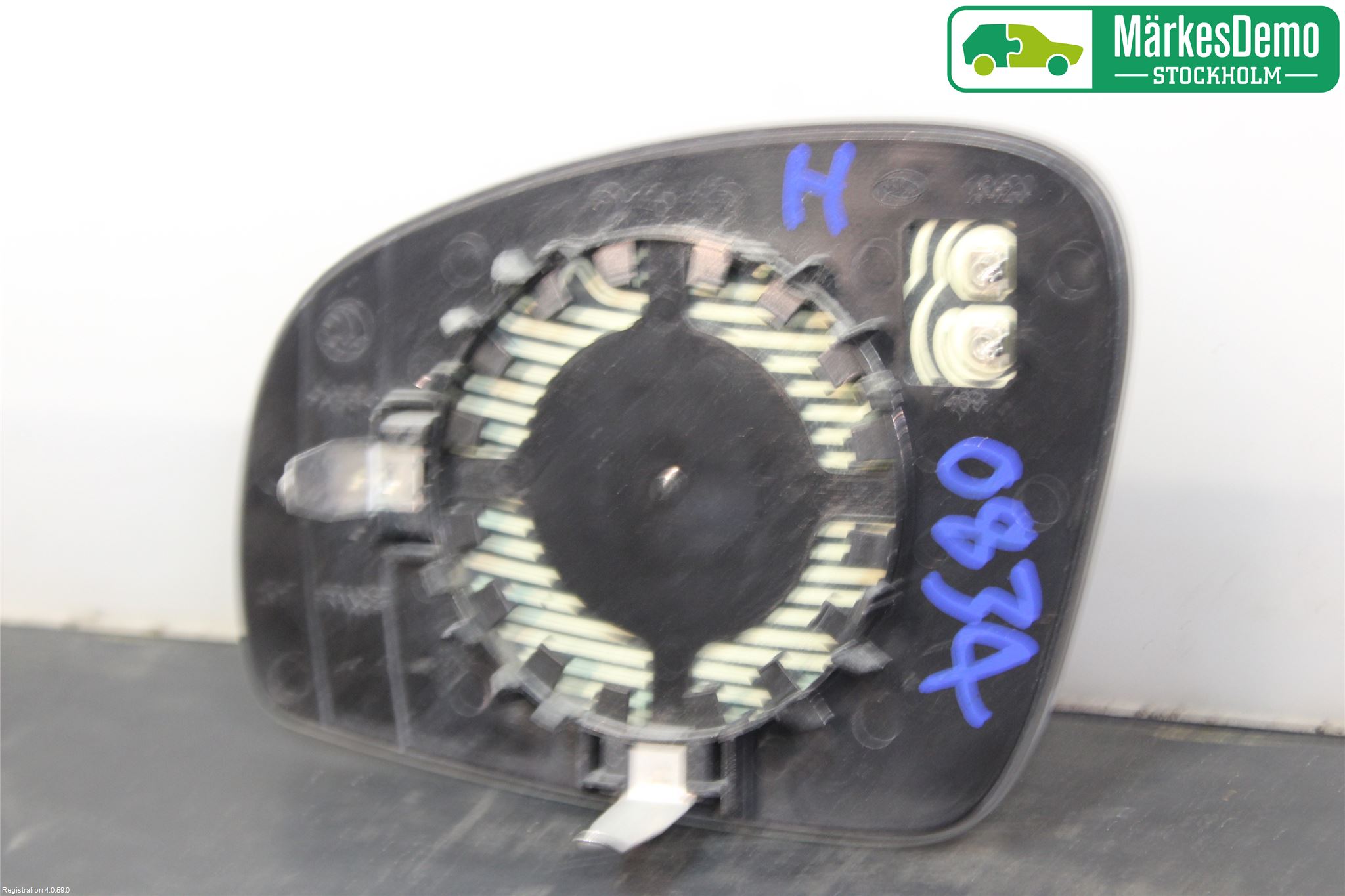Skoda FABIA 07-14 Spegelglas Hö