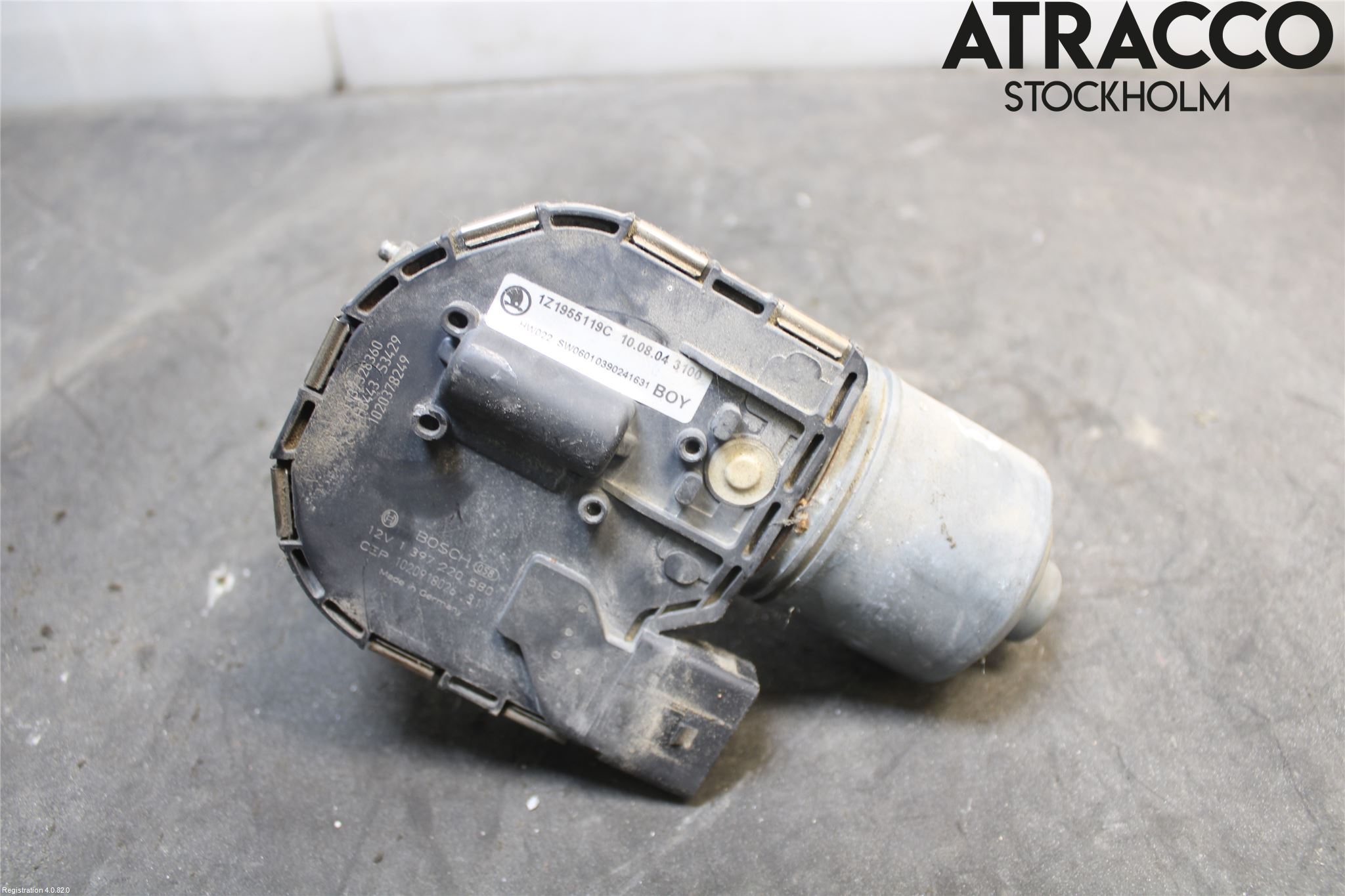 Skoda OCTAVIA (1Z) 05-13 Torkarmotor Vindruta