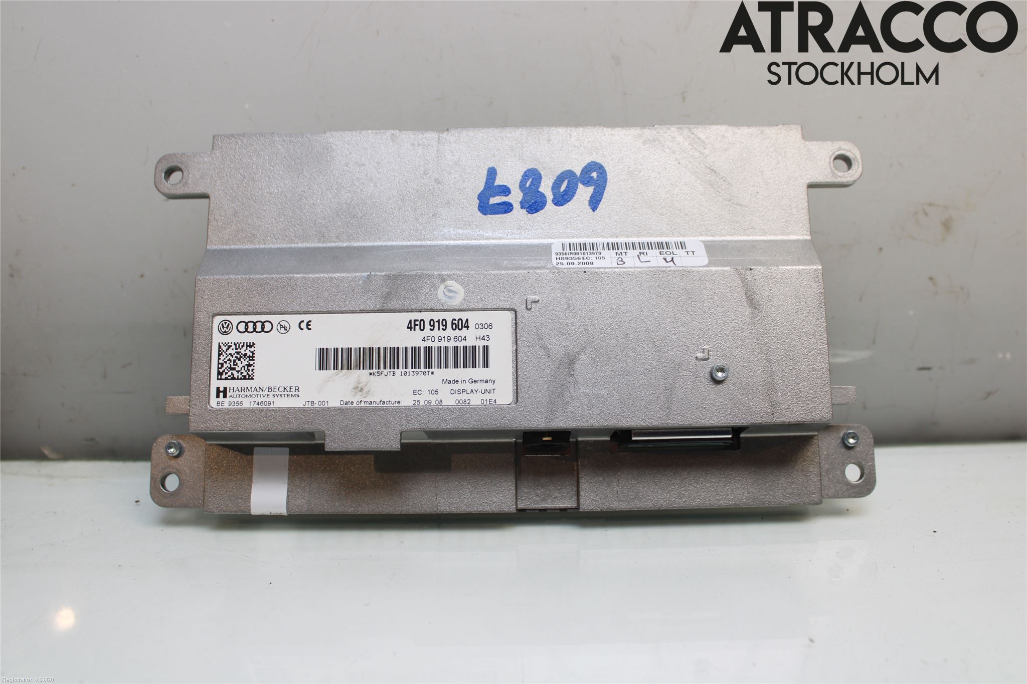 Audi Q5 09-16 Multifunktionsdisplay