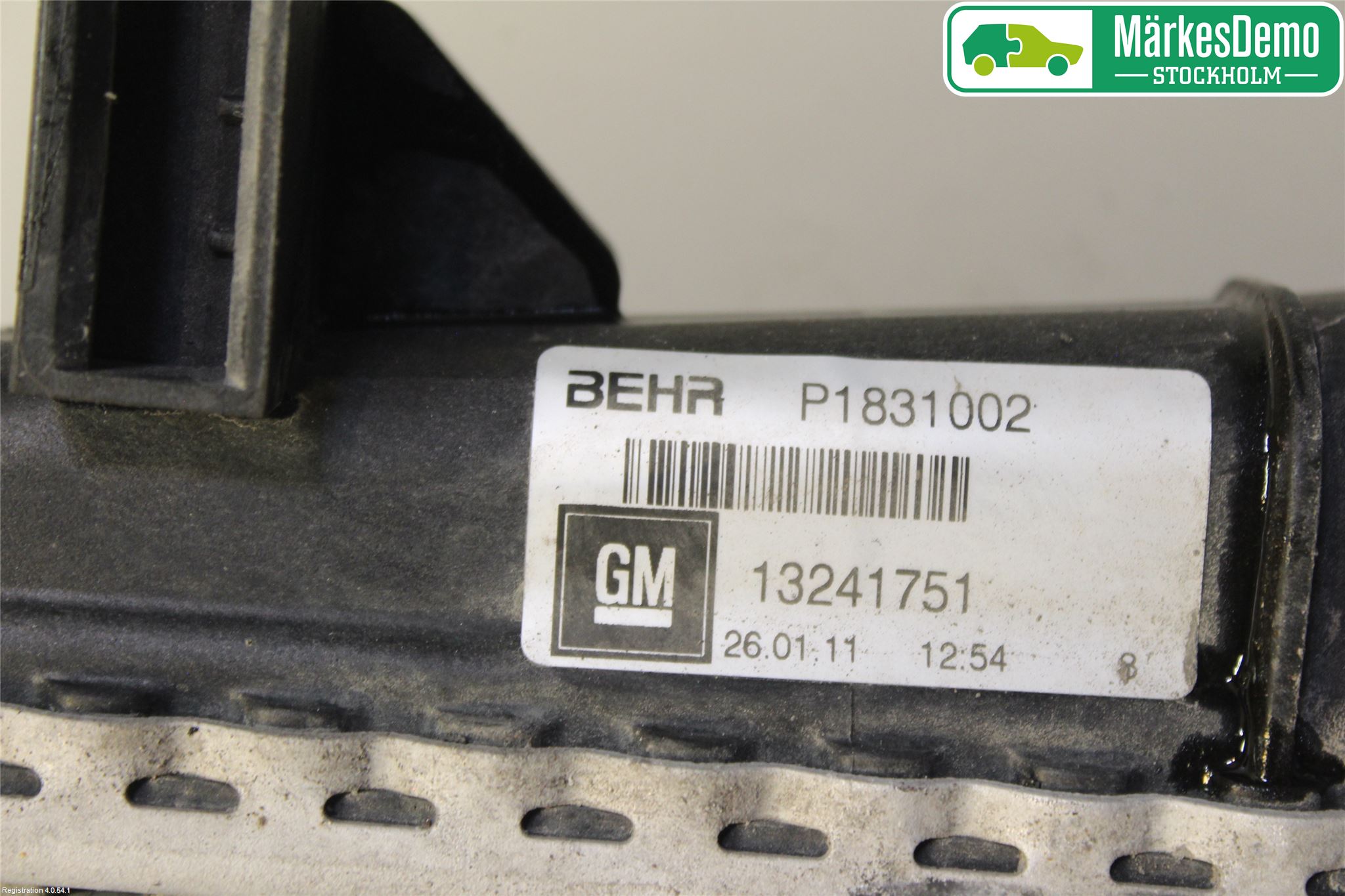 Saab 9-5 10-12 Laddluft-Intercooler Kyl