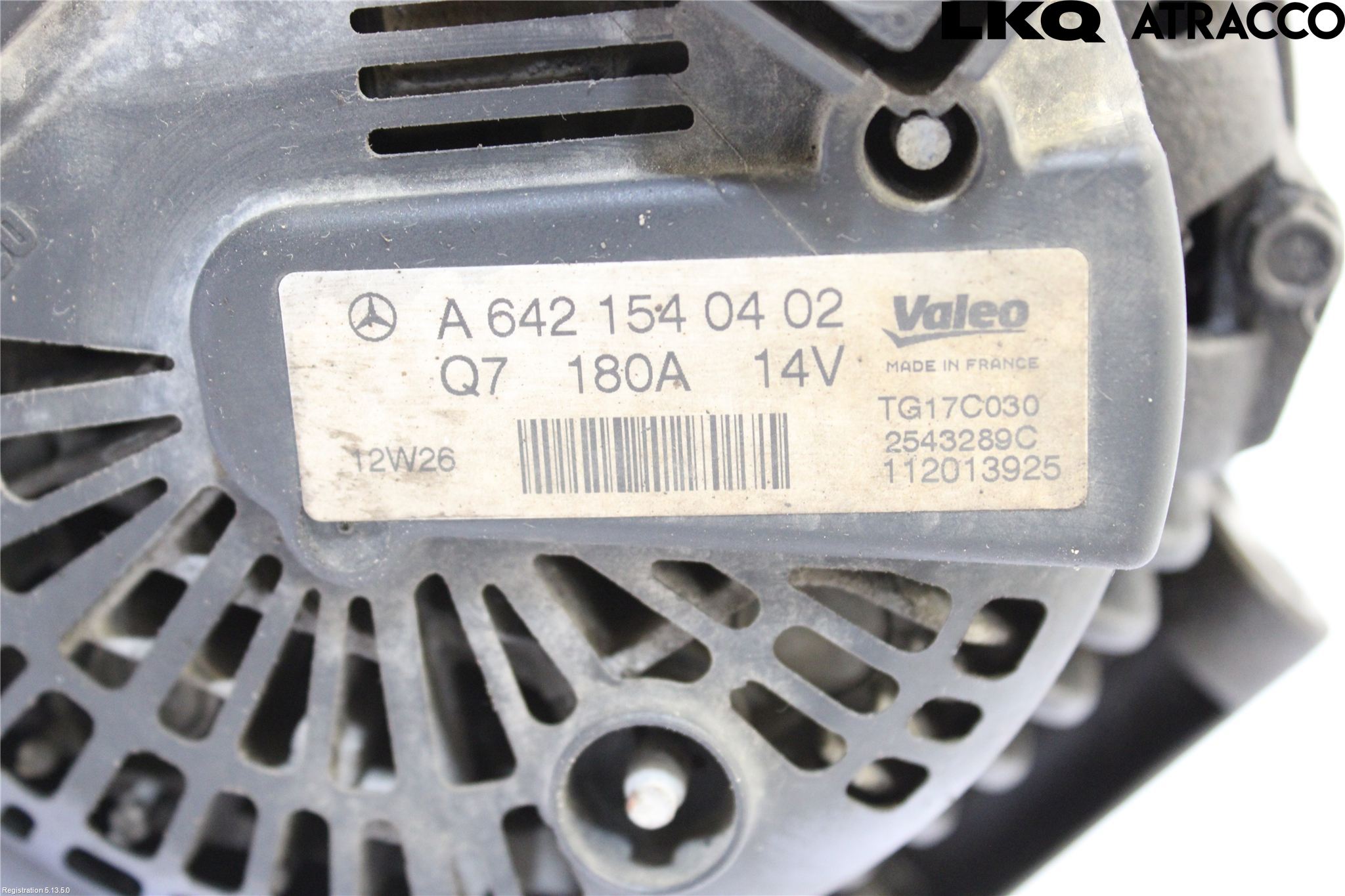Mercedes-Benz MB E-KLASS (W212) 09-16 Generator