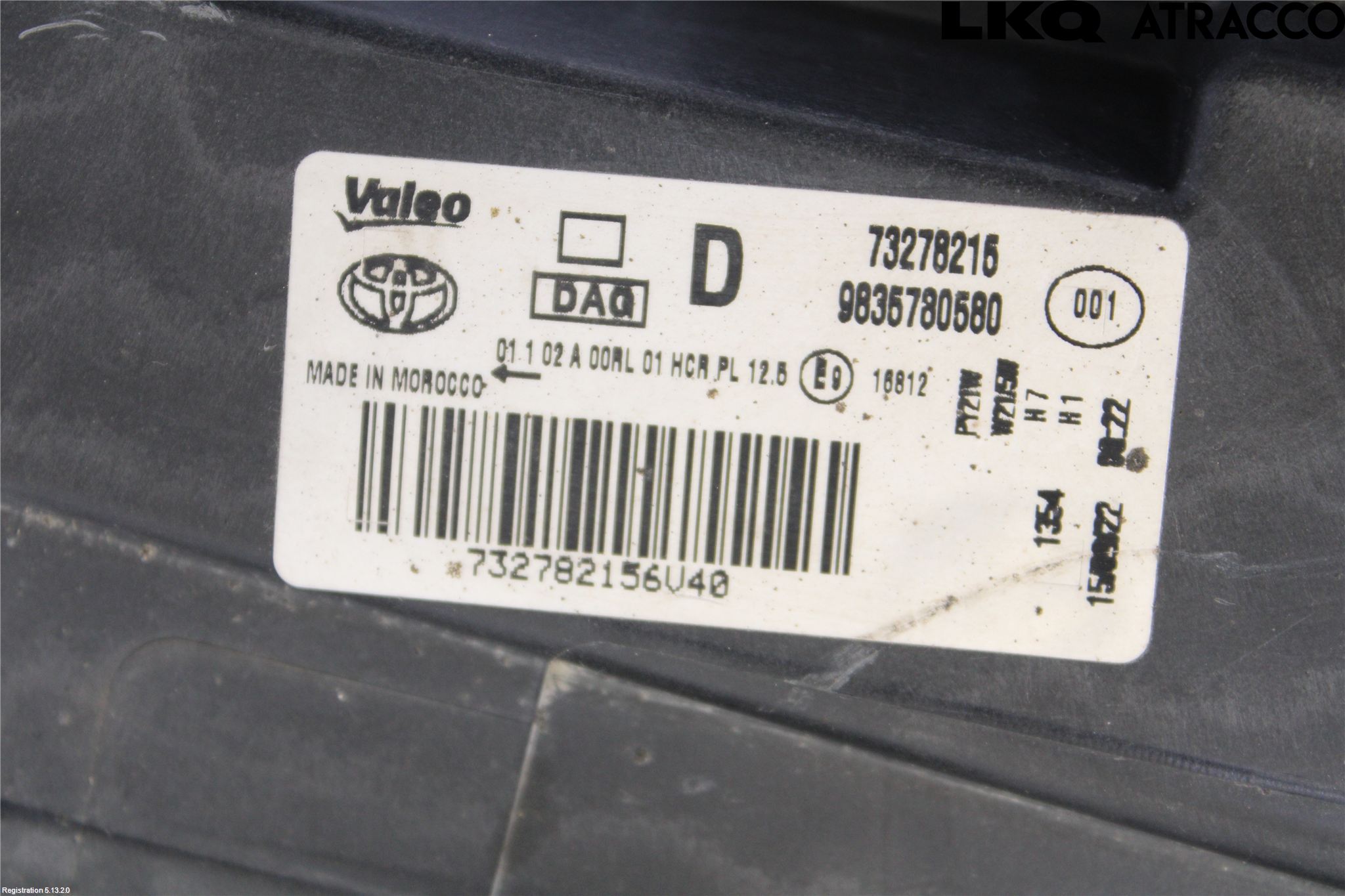 Toyota PROACE CITY 20- Strålkastare