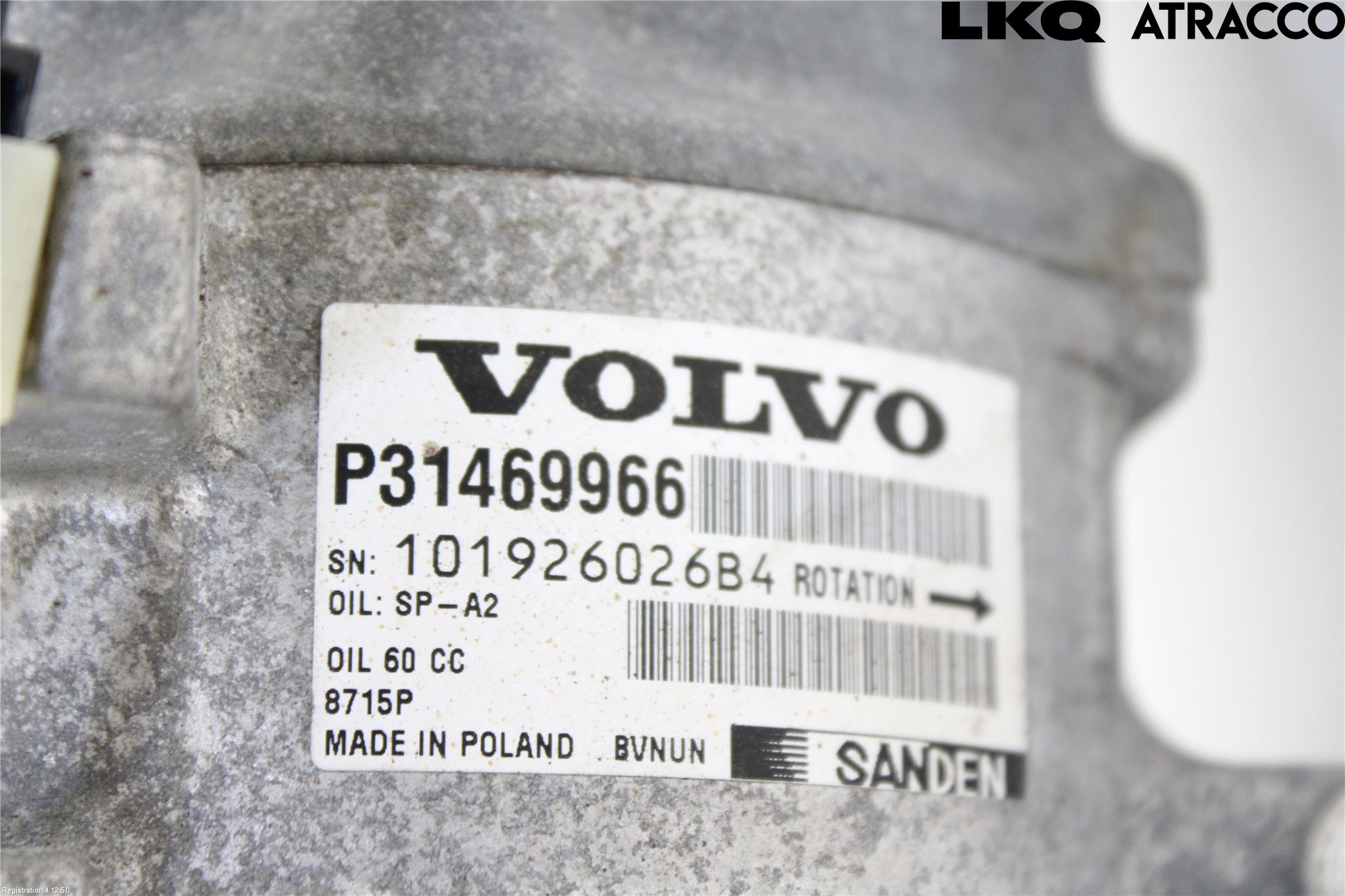 Volvo V40 12-19 Ac Kompressor