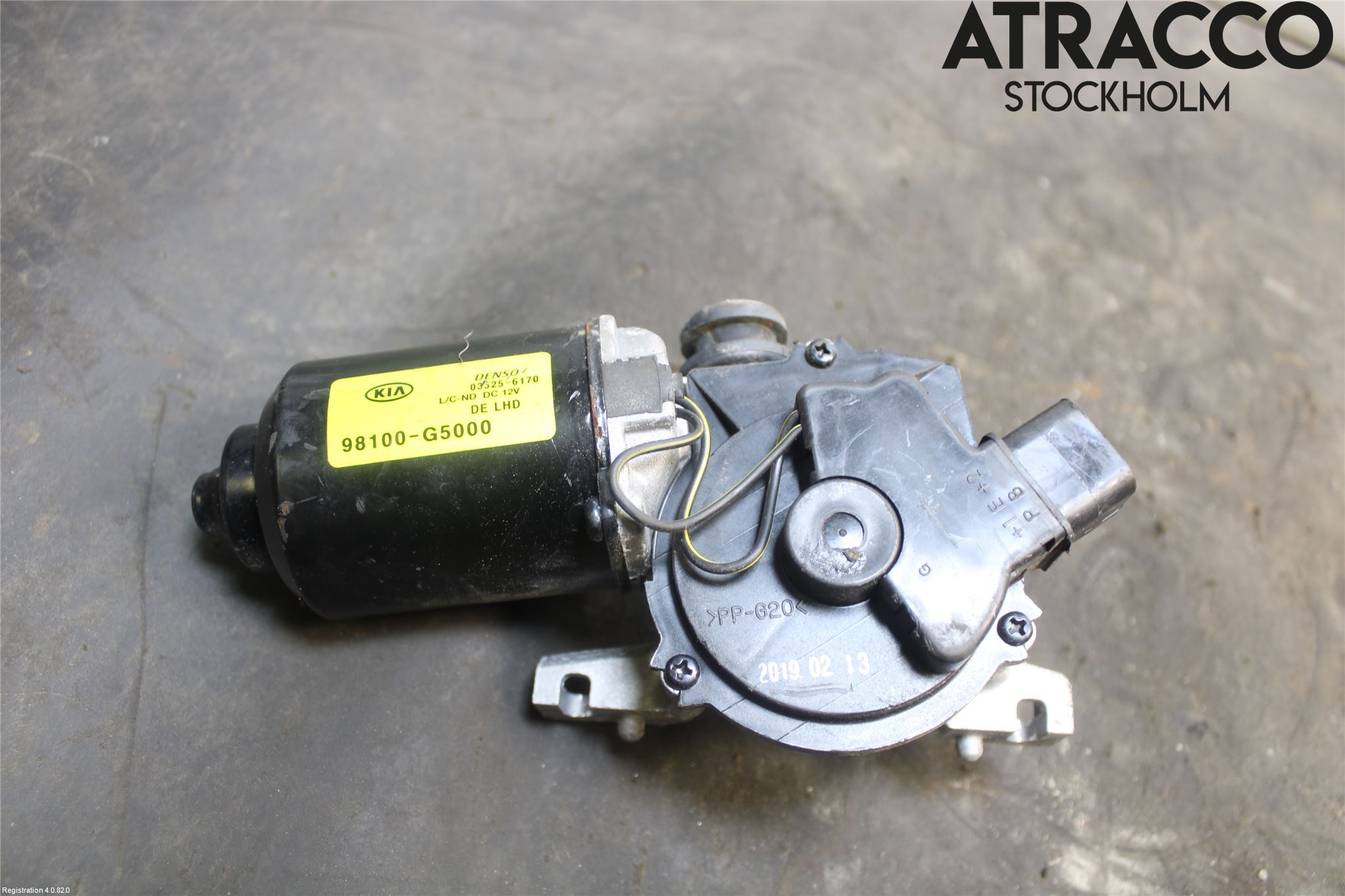 Kia NIRO (DE) 17-22 Torkarmotor Vindruta