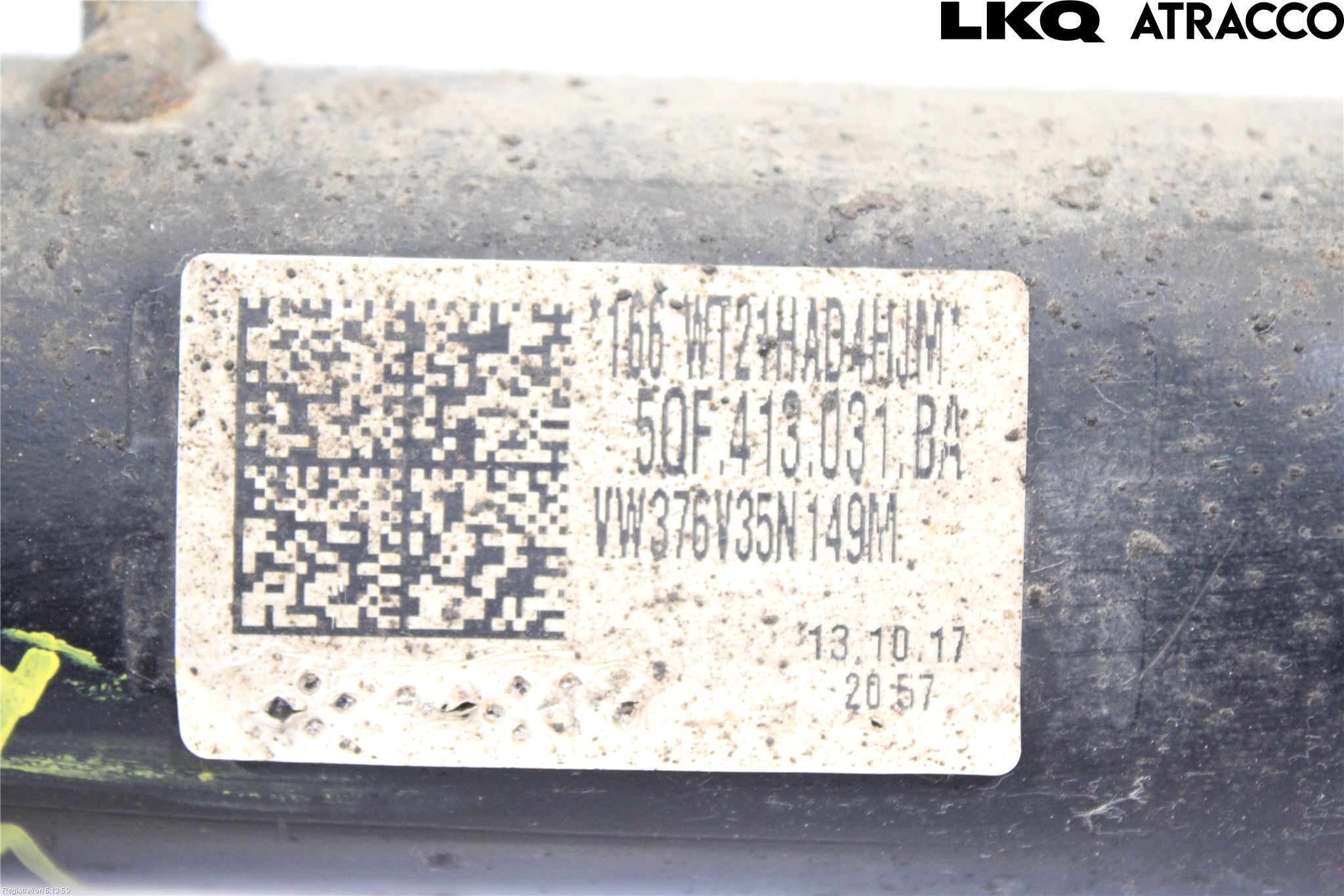 Volkswagen VW TIGUAN 16-24 Fjäderben Fram Vänster