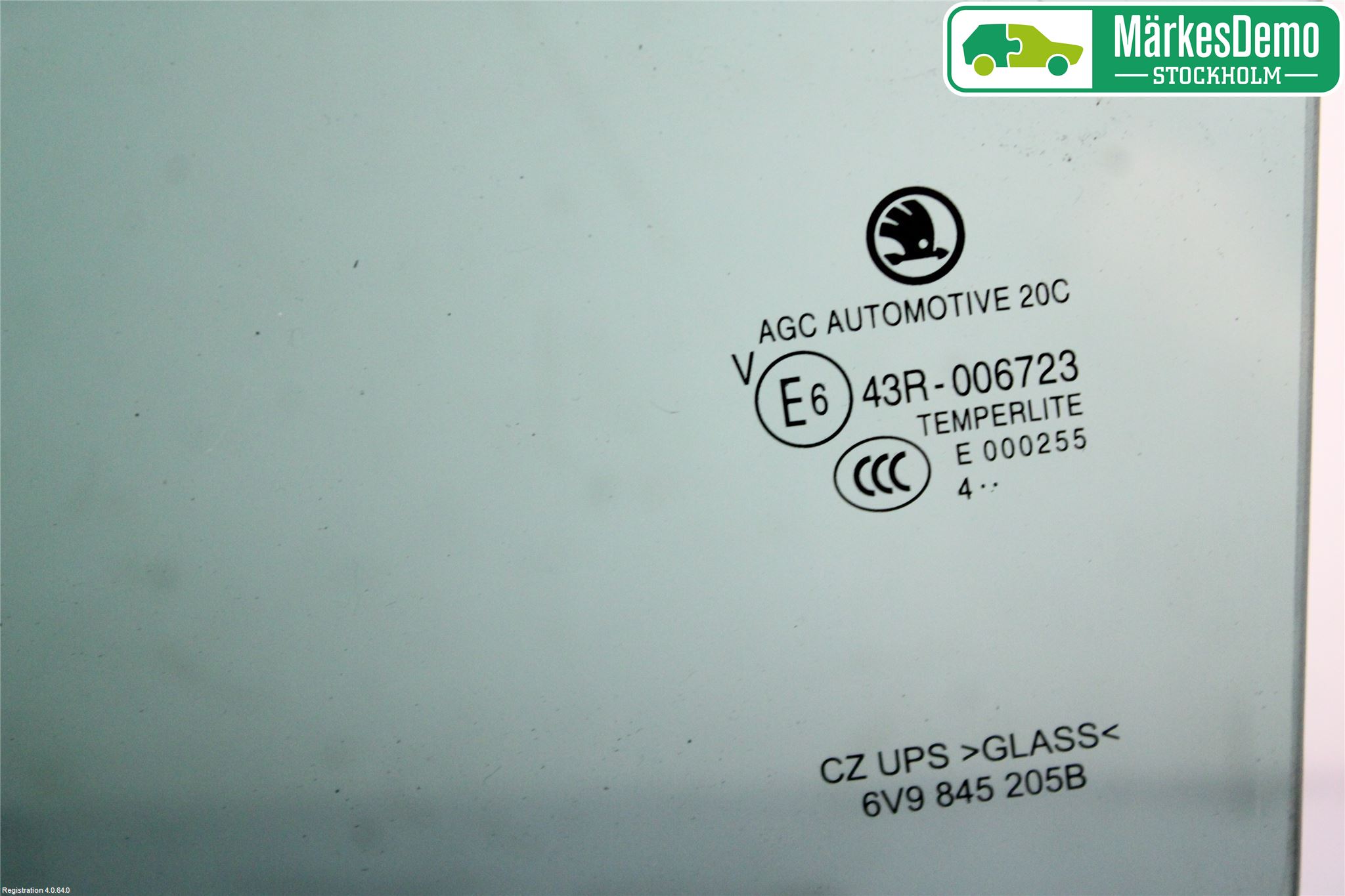 Skoda FABIA 15-21 Dörruta Bak Vänster