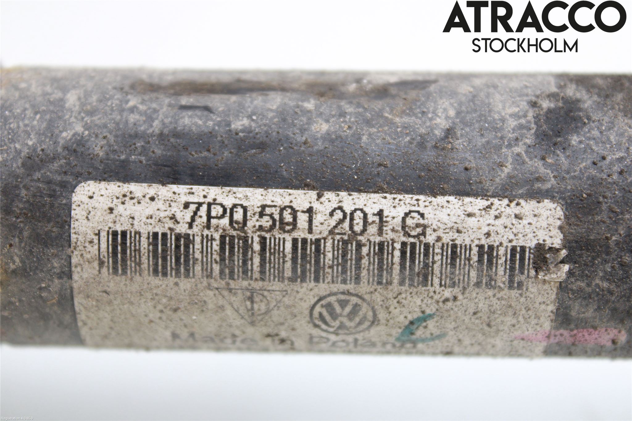 Volkswagen VW TOUAREG 7P 11-18 Drivaxel Bak Vänster