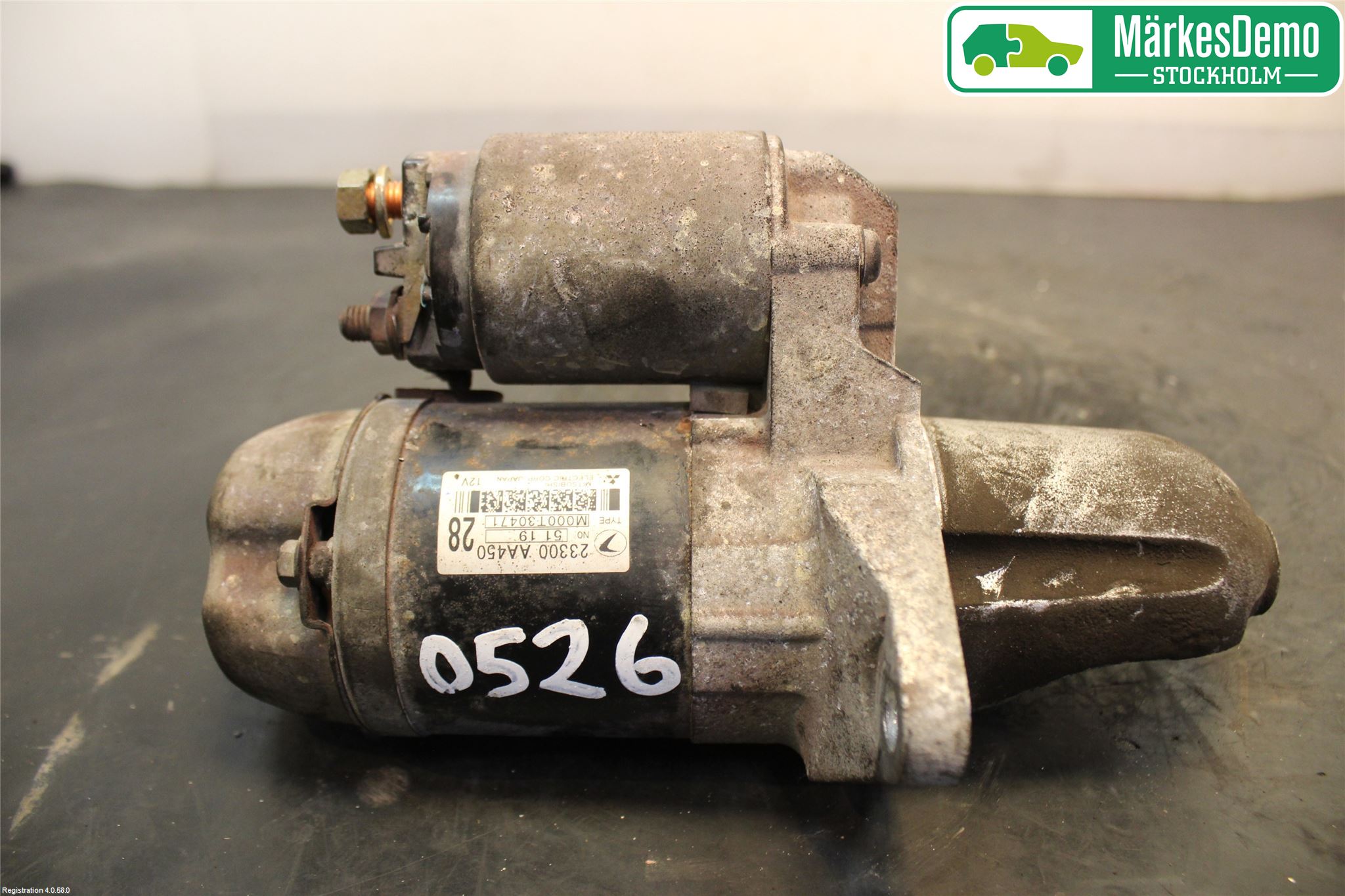 Subaru FORESTER SG 06- Startmotor