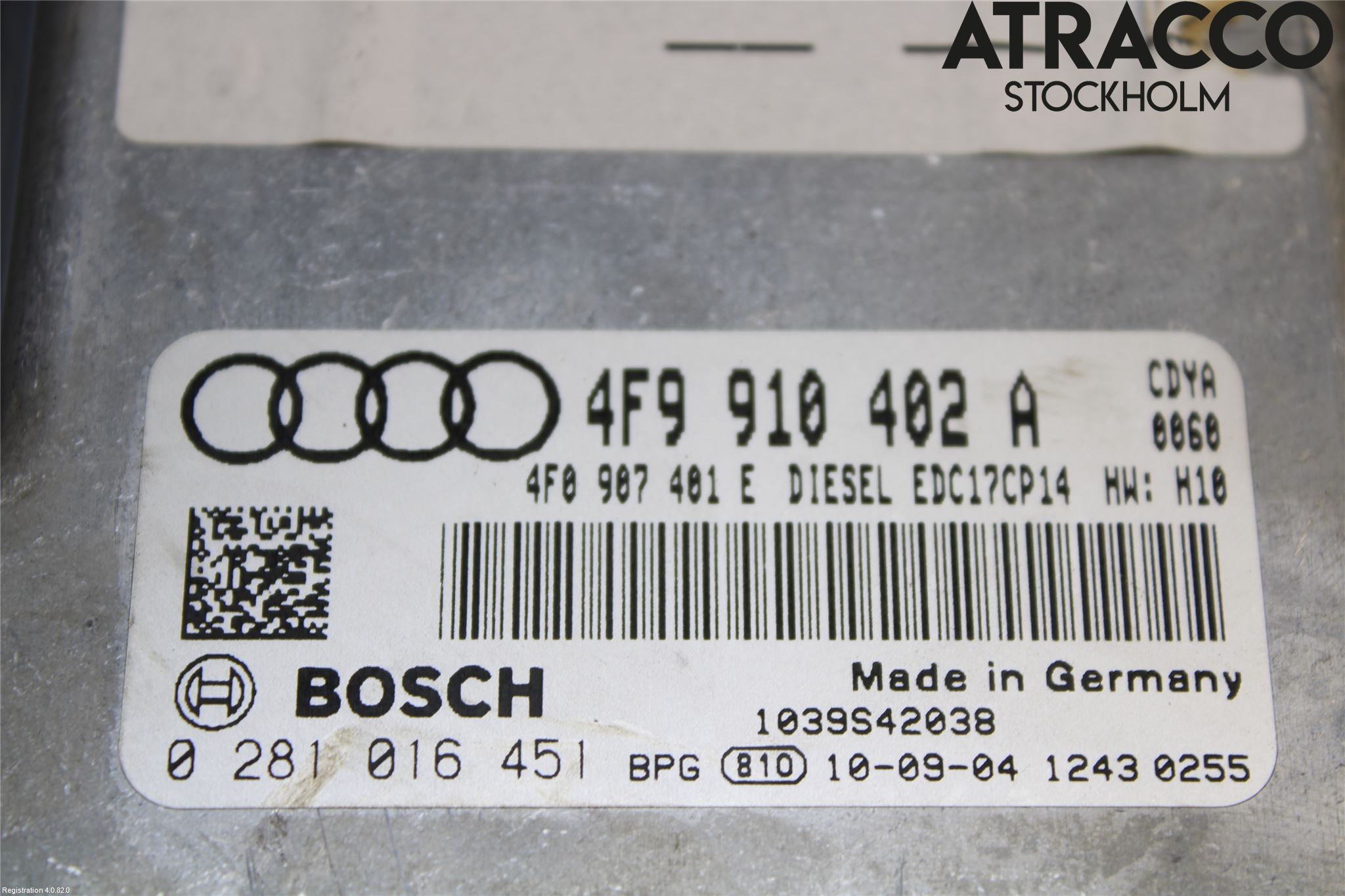 Audi A6/S6     05-11 Styrenhet Insprut Bensin