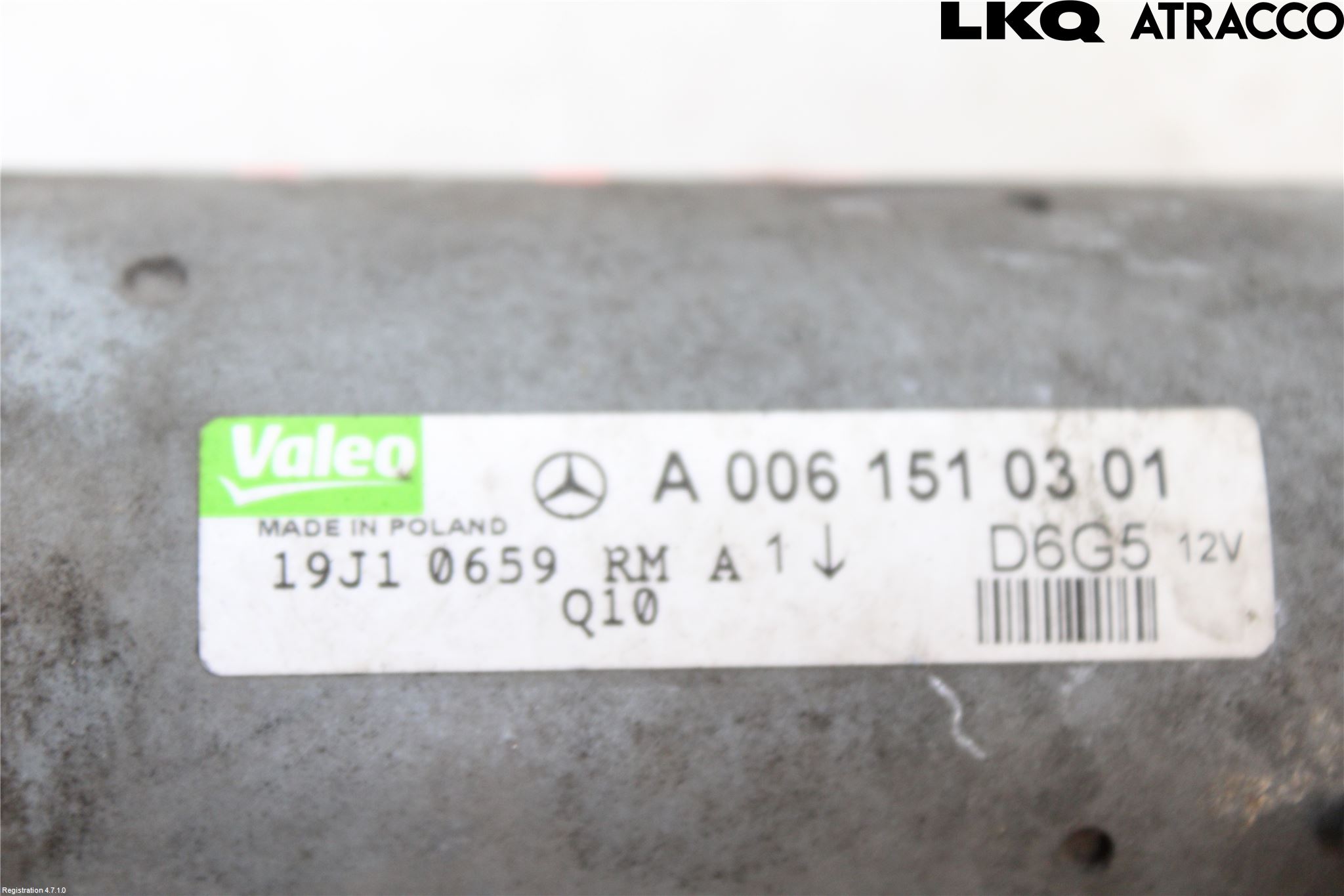 Mercedes-Benz MB B-KLASS (W245) 05-12 Startmotor