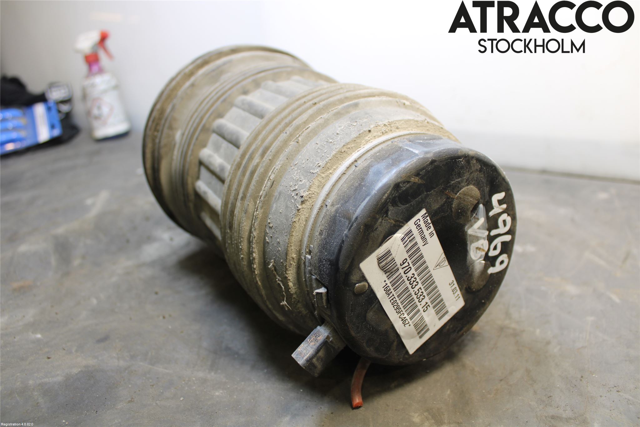 Porsche PANAMERA 09- Nivå-Luftfjädring Bälg