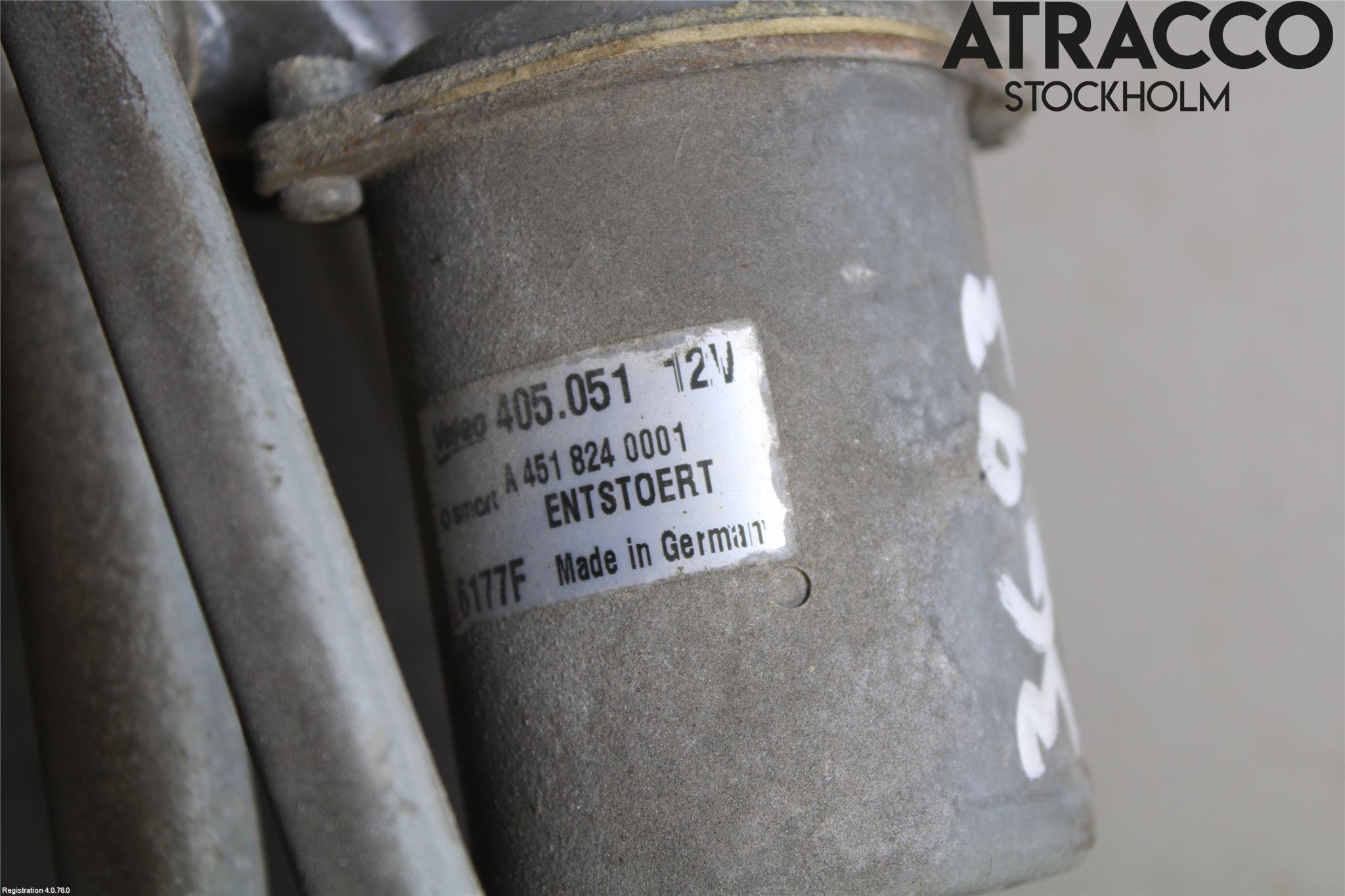 Smart FORTWO I 99-07 Torkarmekanism Vindruta