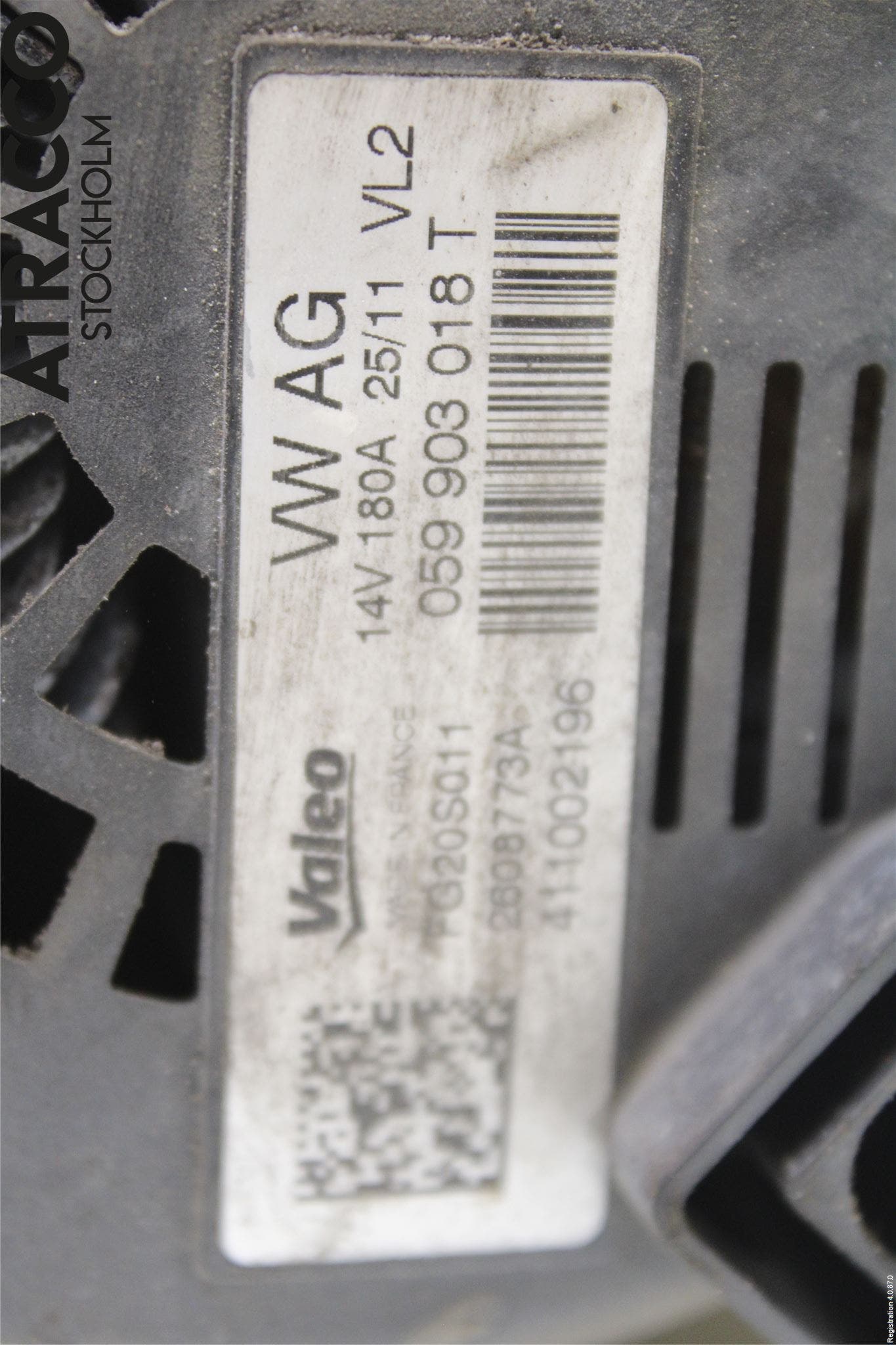 Audi A6/S6 4G 11-18 Generator