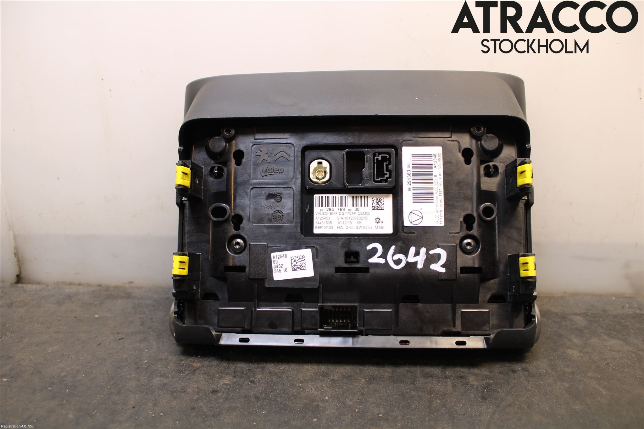Citroen COTROEN C3 17-24 Multifunktionsdisplay