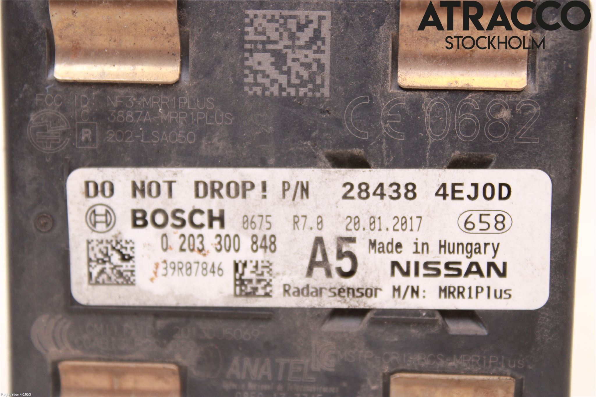 Nissan QASHQAI 14-17 Sensor Adaptiv Farthållare