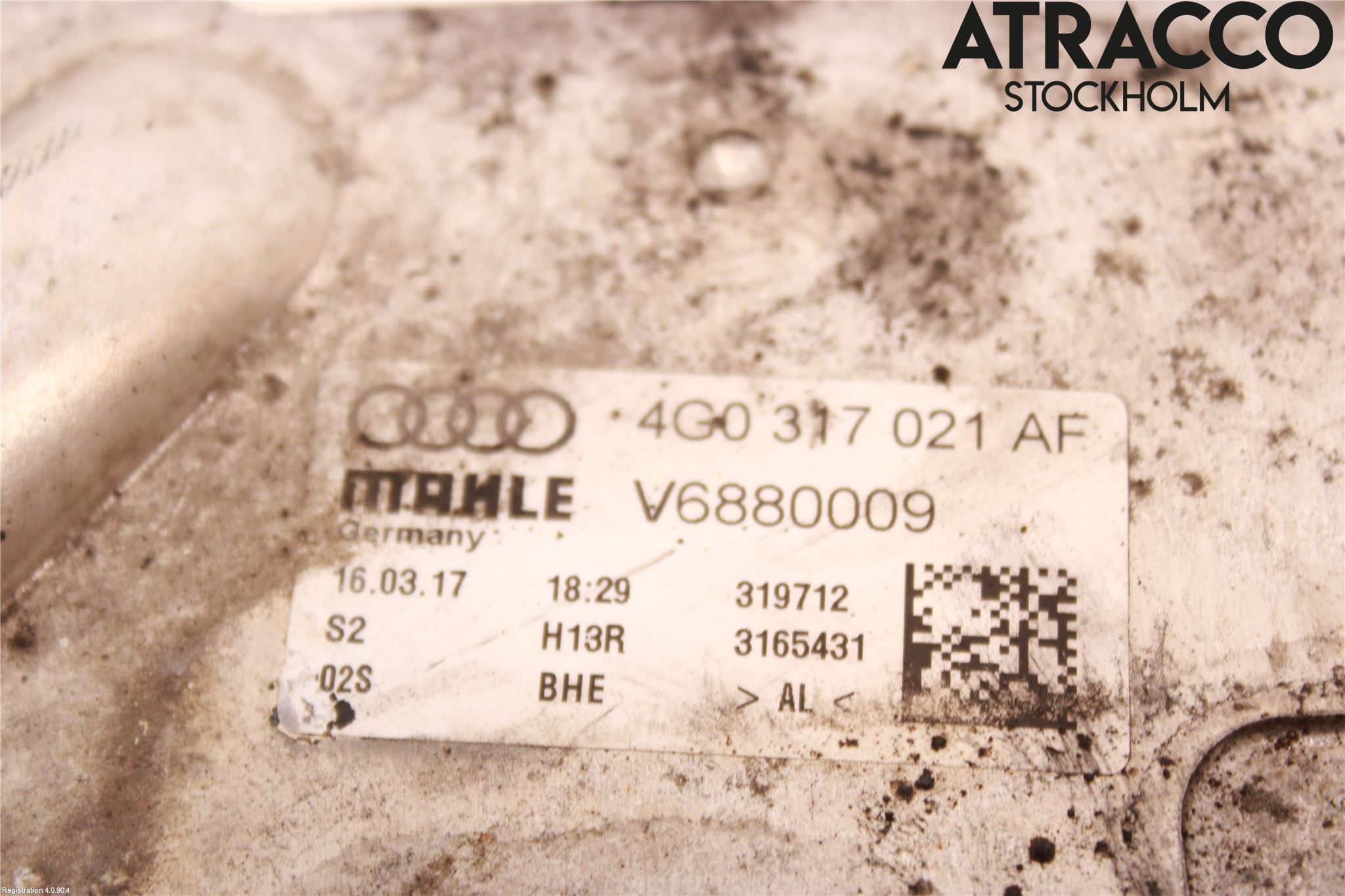 Audi A7/S7 4G 11-17 Oljekylare Automat