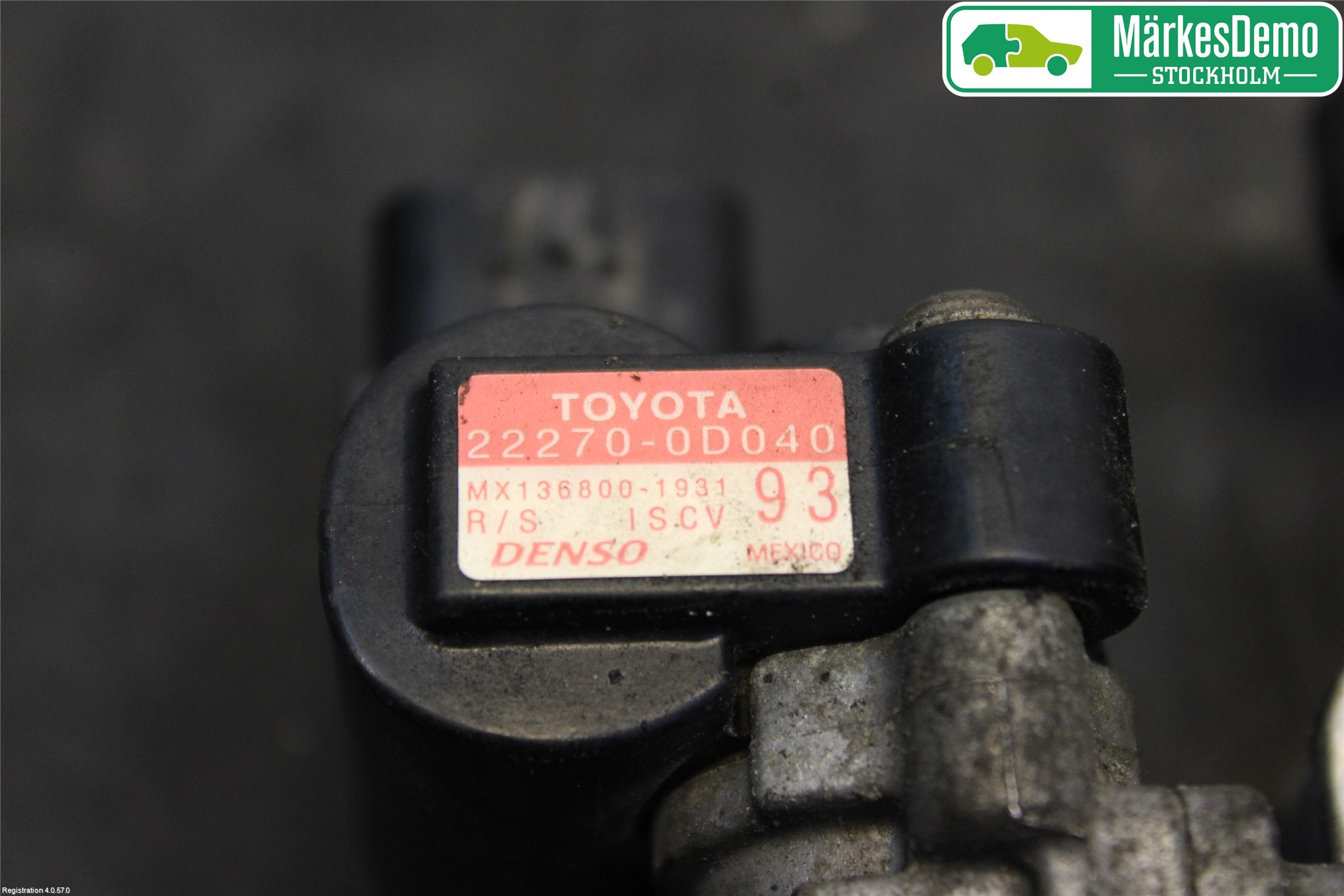 Toyota COROLLA VERSO 02-04 Injspjällhus
