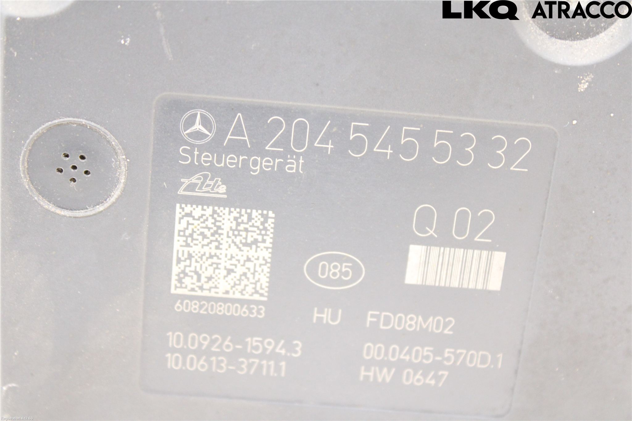 Mercedes-Benz MB C-KLASS (W204) 07-15 Abs Hydraulaggregat