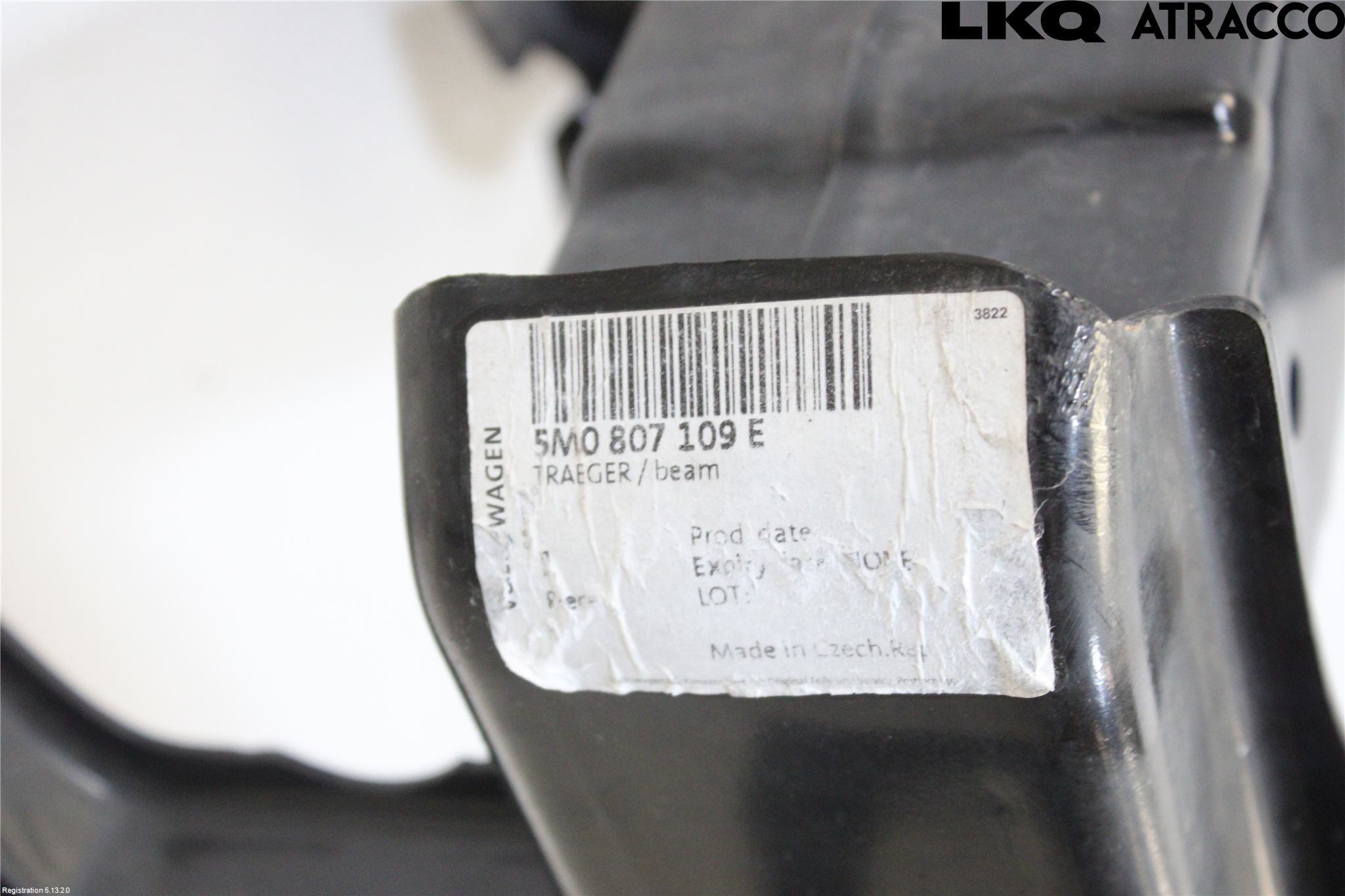 Volkswagen VW GOLF PLUS/CROSS GOLF 04-14 Stötfångarbalk Fram