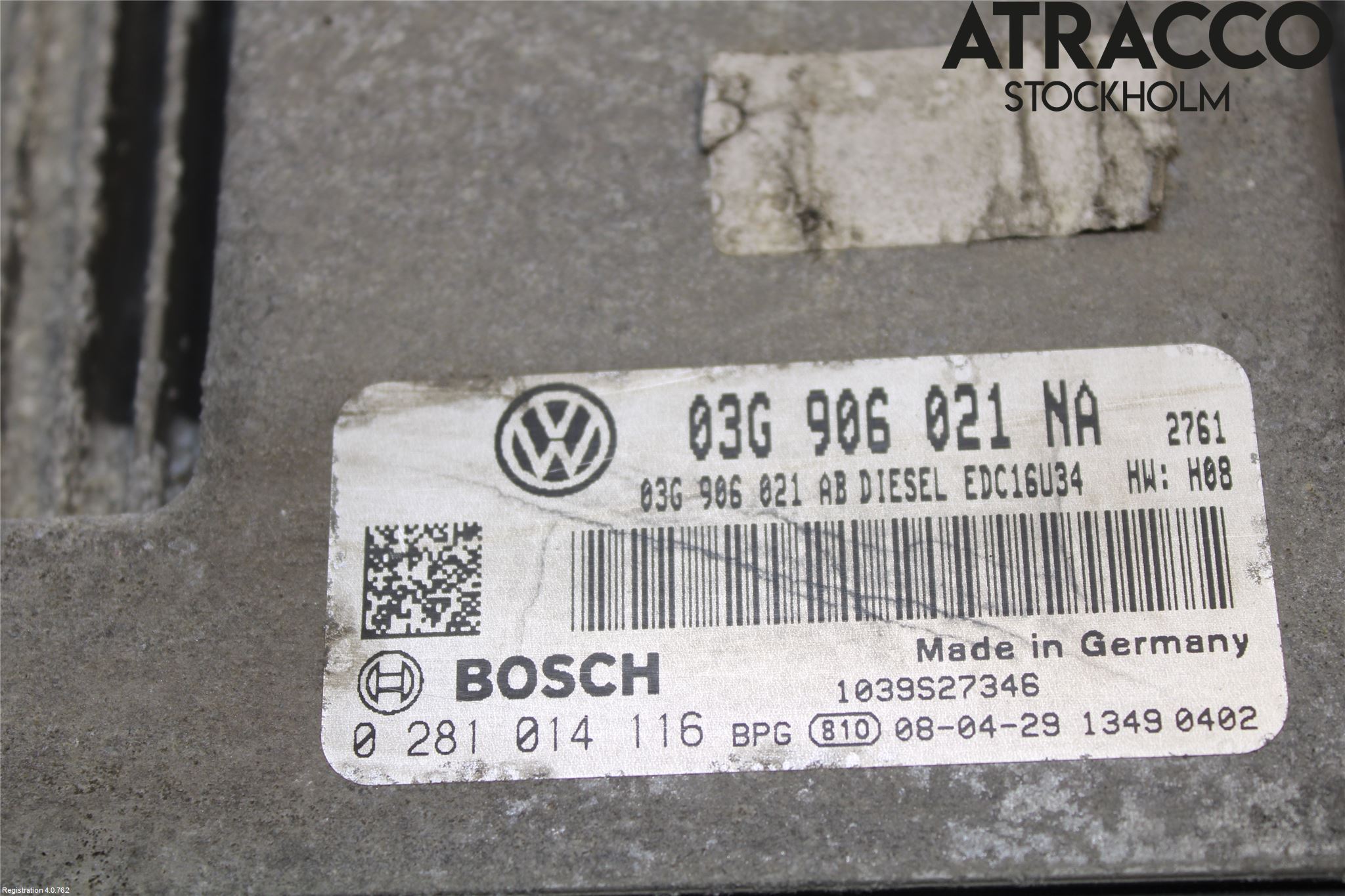 Volkswagen VW GOLF V 04-09 Styrenhet Insprut Bensin