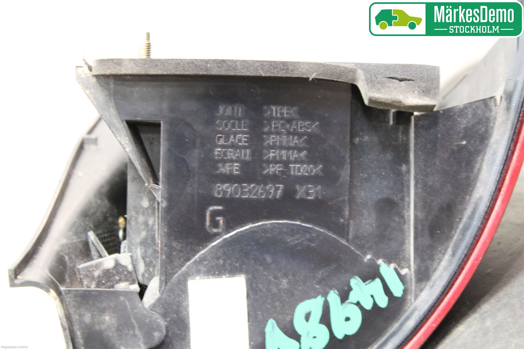 Citroen C5     05-08 Bakljus Vänster