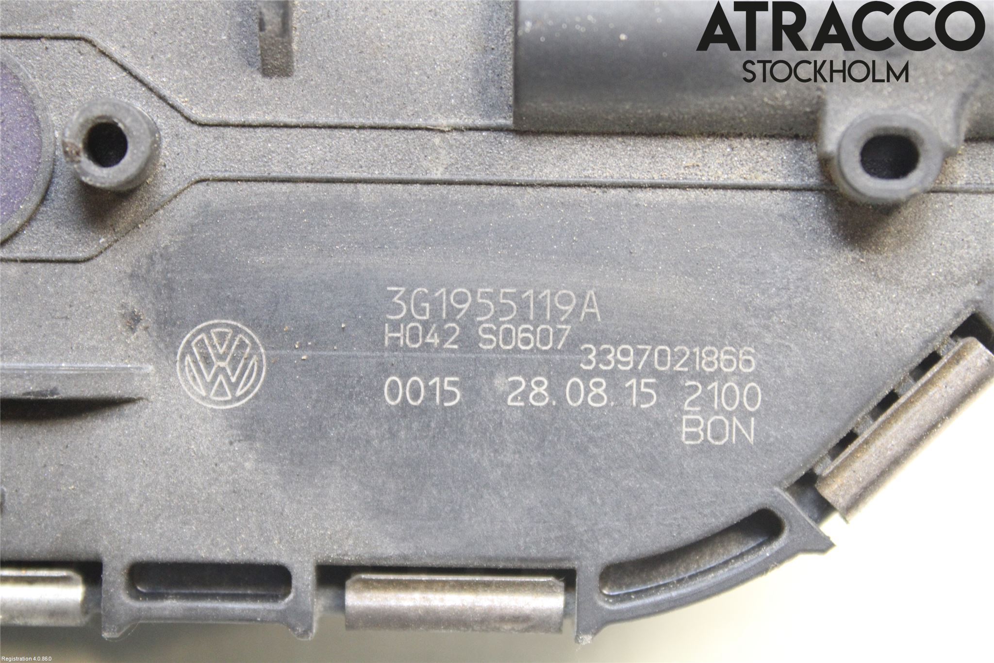Volkswagen VW PASSAT 15-19 Torkarmotor Vindruta