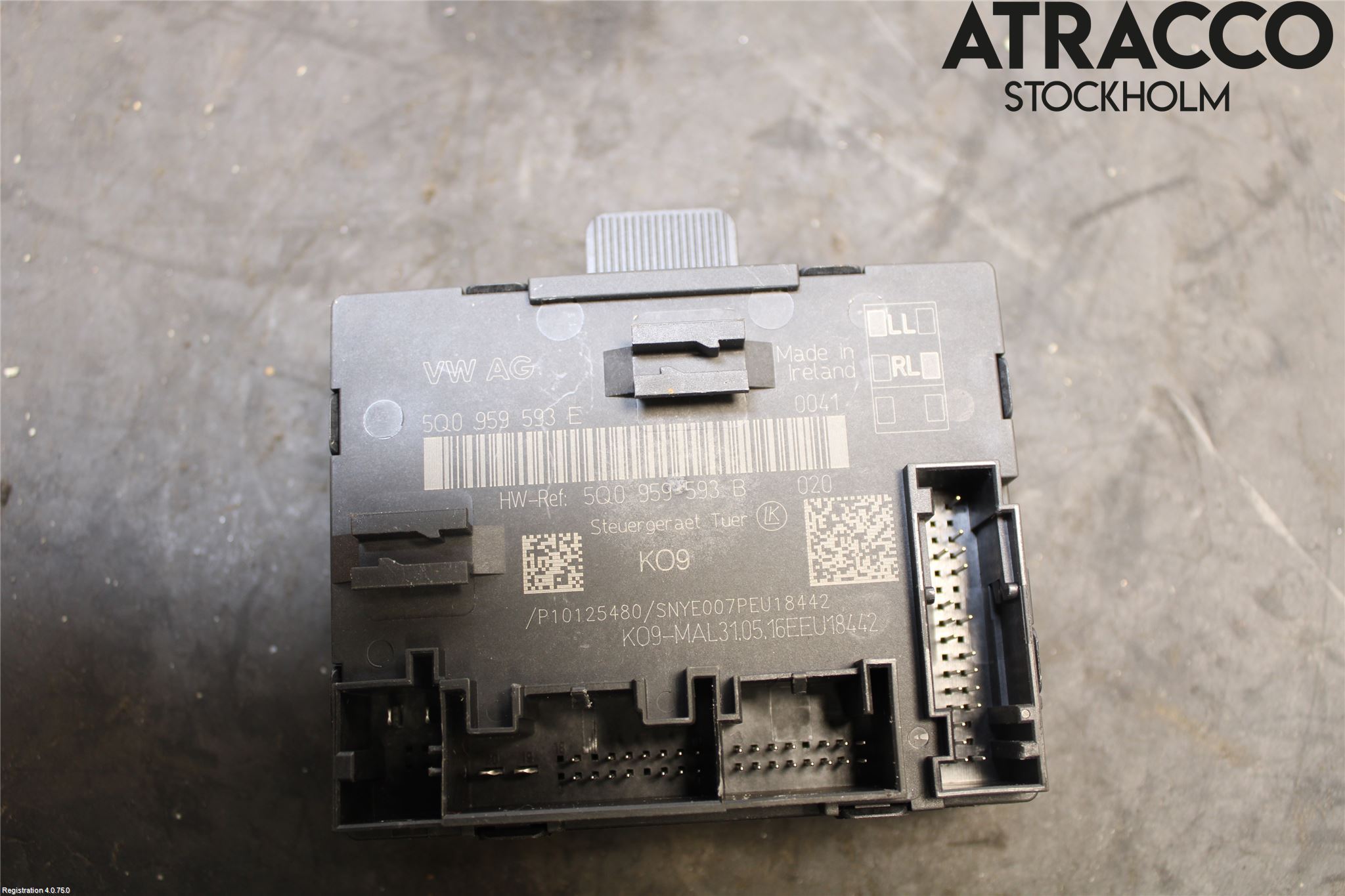 Volkswagen VW GOLF / E-GOLF VII 13-20 Styrenhet Dörr